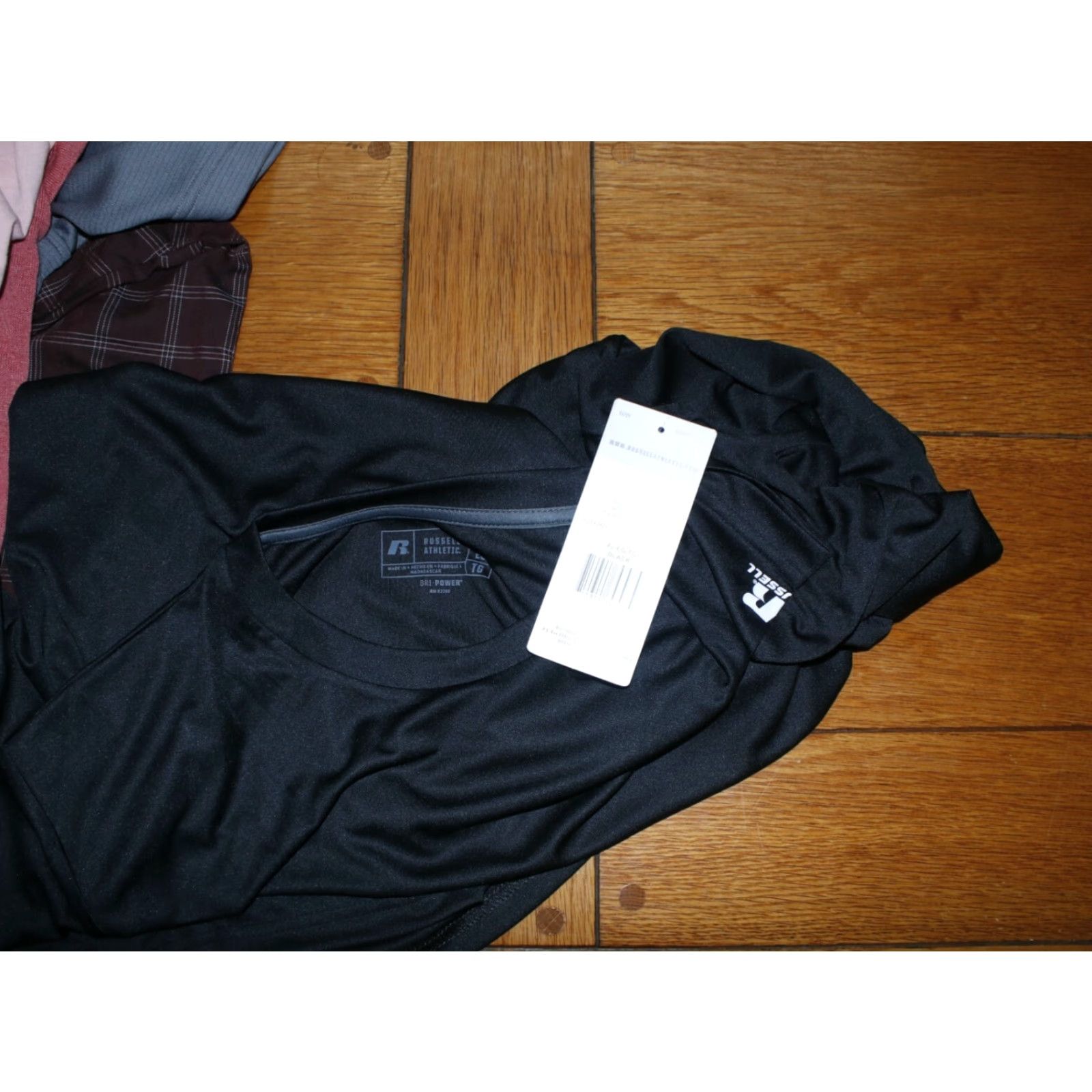 Vintage RUSSELL Athletic Training Thermal T-Shirt Mens XL Black Long Sleeve Size US XXL / EU 58 / 5 - 6 Thumbnail