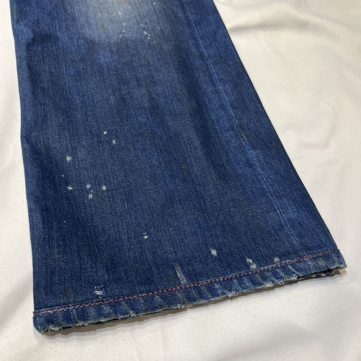 Diesel 00s Diesel Levan Straight Leg Dirty Wash Jeans Size US 30 / EU 46 - 21 Thumbnail