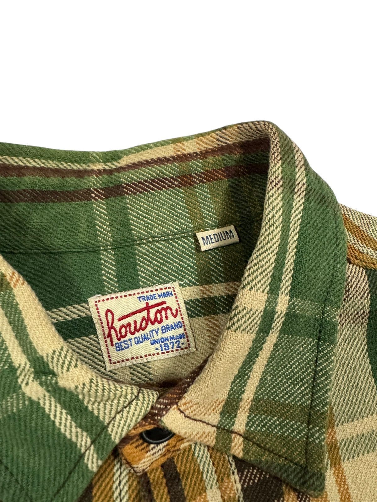 Japanese Brand Houston Union Made Tartan Flannel Button Ups Shirt Size US M / EU 48-50 / 2 - 11 Thumbnail