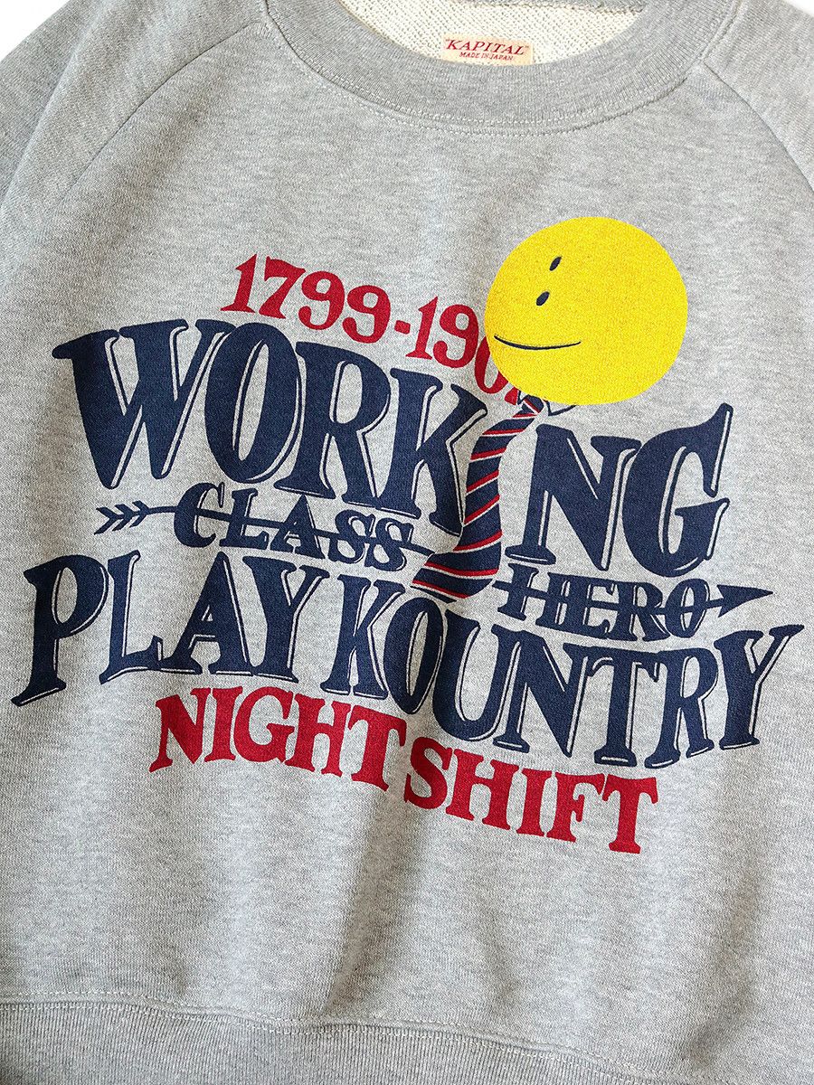 Kapital Kapital Dinky Type Night Shift PROFILE RAINBOWY Crew Sweat Size US S / EU 44-46 / 1 - 4 Thumbnail