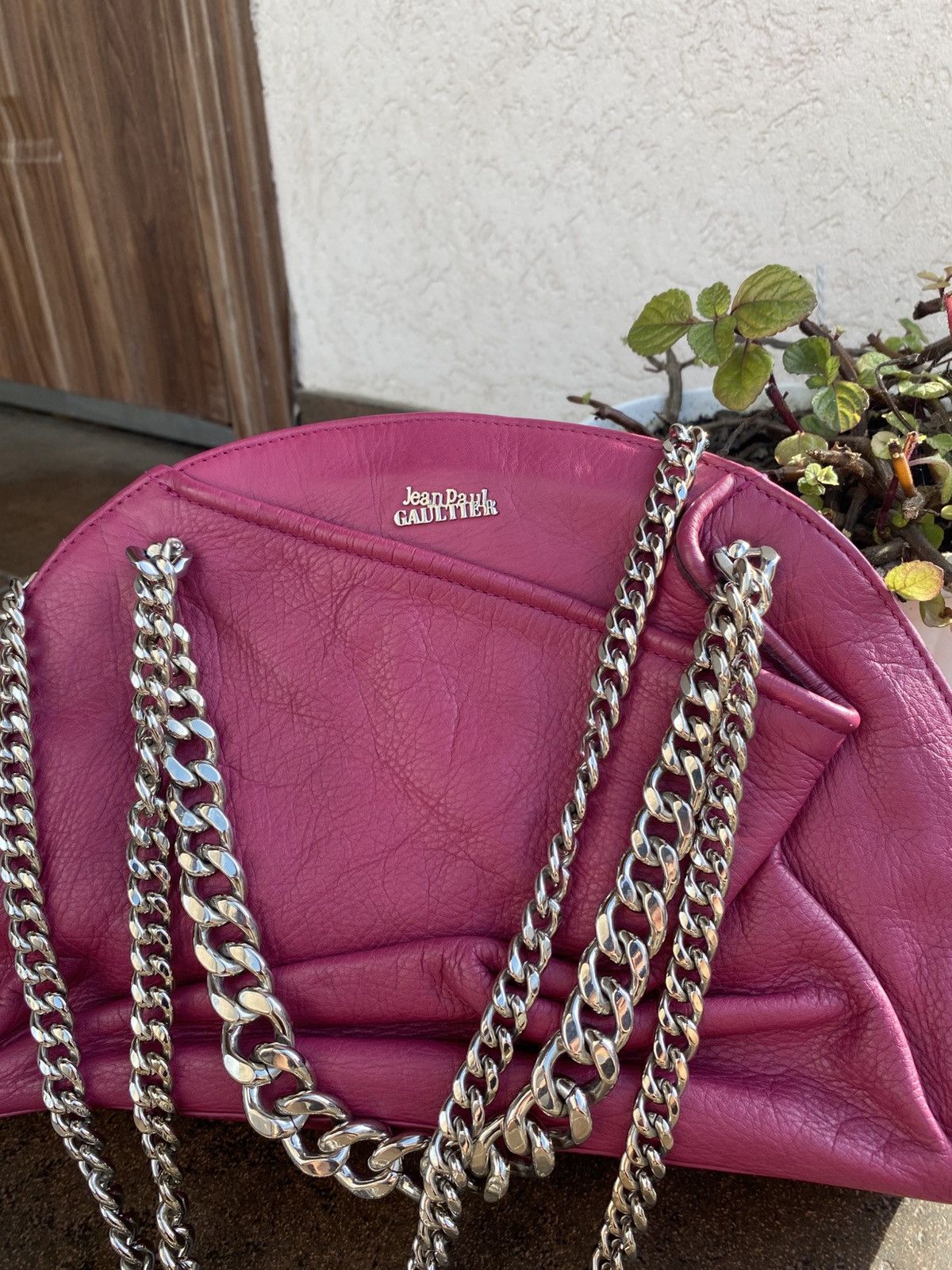 Jean Paul Gaultier Jean Paul Gaultier Glamour Leather Chain Bag Size ONE SIZE - 5 Thumbnail