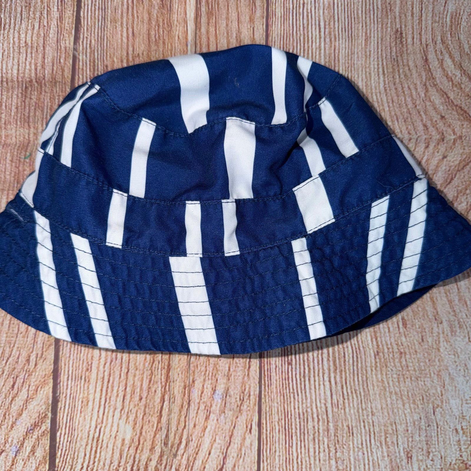 Other Carter's 0-9 Months Baby Striped Bucket Hat Size ONE SIZE - 2 Thumbnail