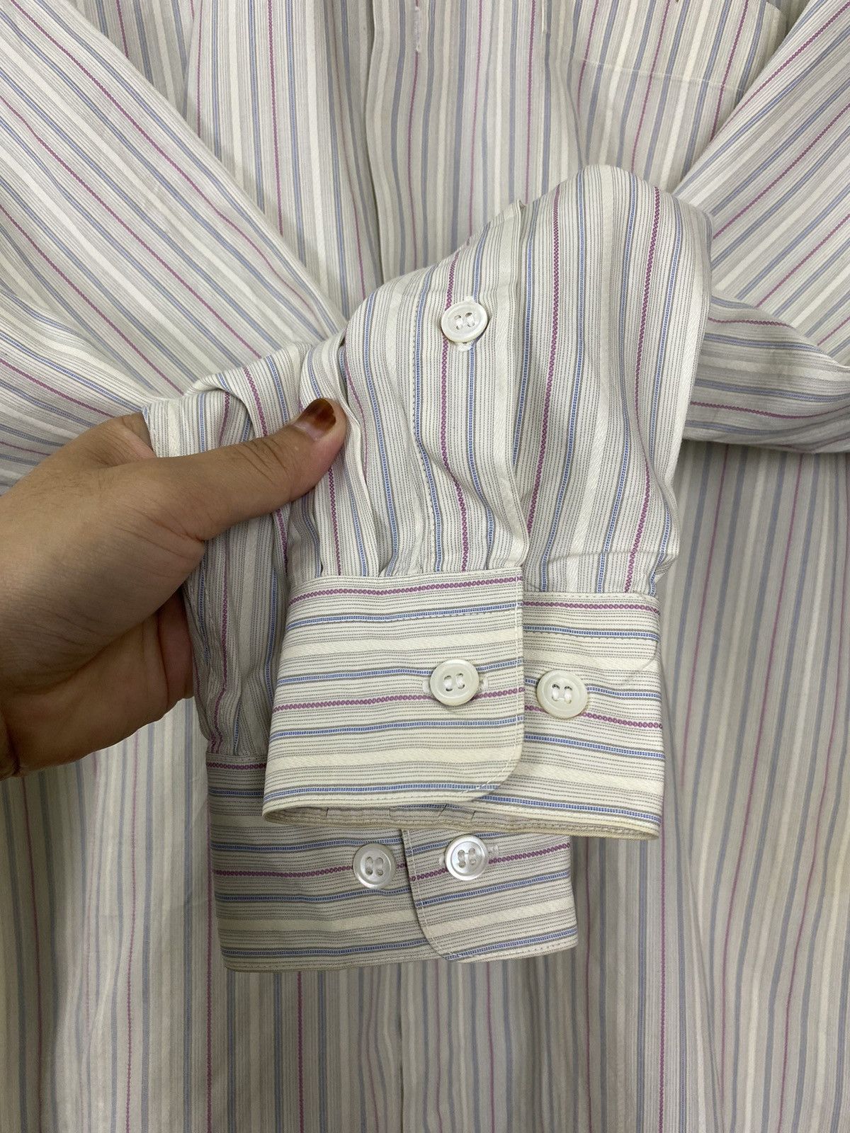 Designer × Issey Miyake × Vintage Vintage Issey Miyake Button Up Shirt Size US M / EU 48-50 / 2 - 8 Thumbnail