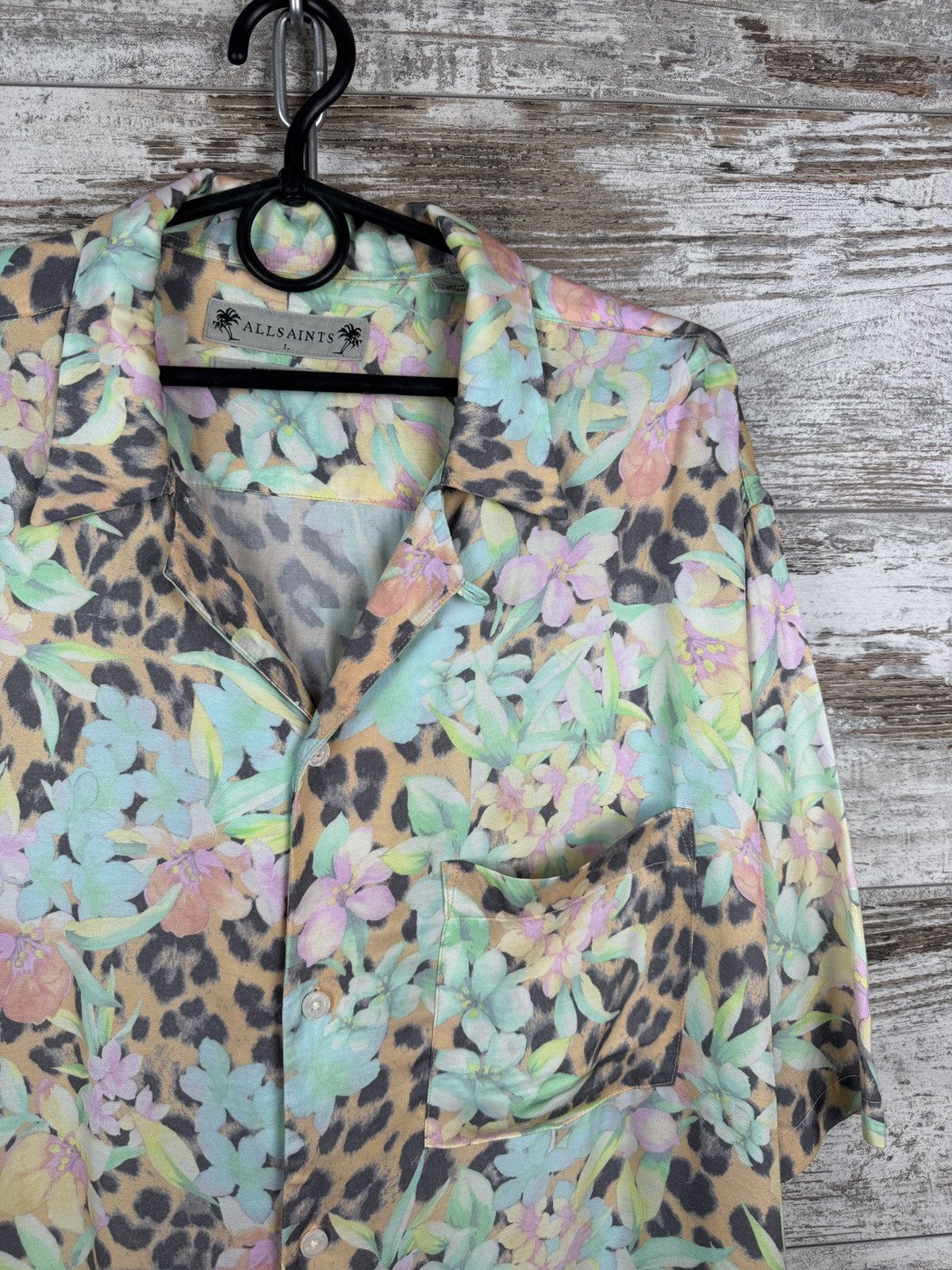 Allsaints × Japanese Brand Mens AllSaints LIGULARIA SS SHIRT button up Hawaiian crazy Size US L / EU 52-54 / 3 - 5 Thumbnail