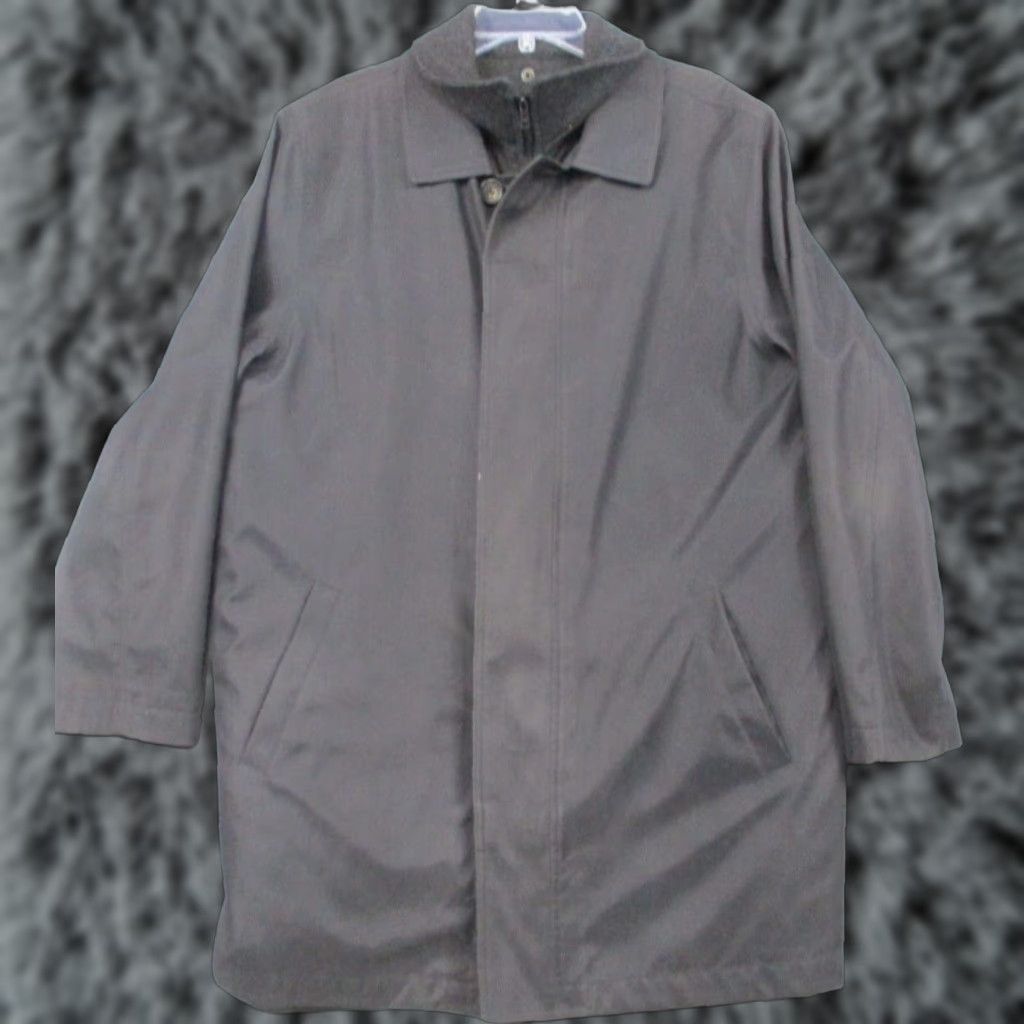 Ralph Lauren VINTAGE Lauren Ralph Lauren Coat Over Coat Black Mens Size 44 Removable Liner Wool Lining Polyester Softshell Classic Regular Long Coat Size US S / EU 44-46 / 1 - 1 Thumbnail
