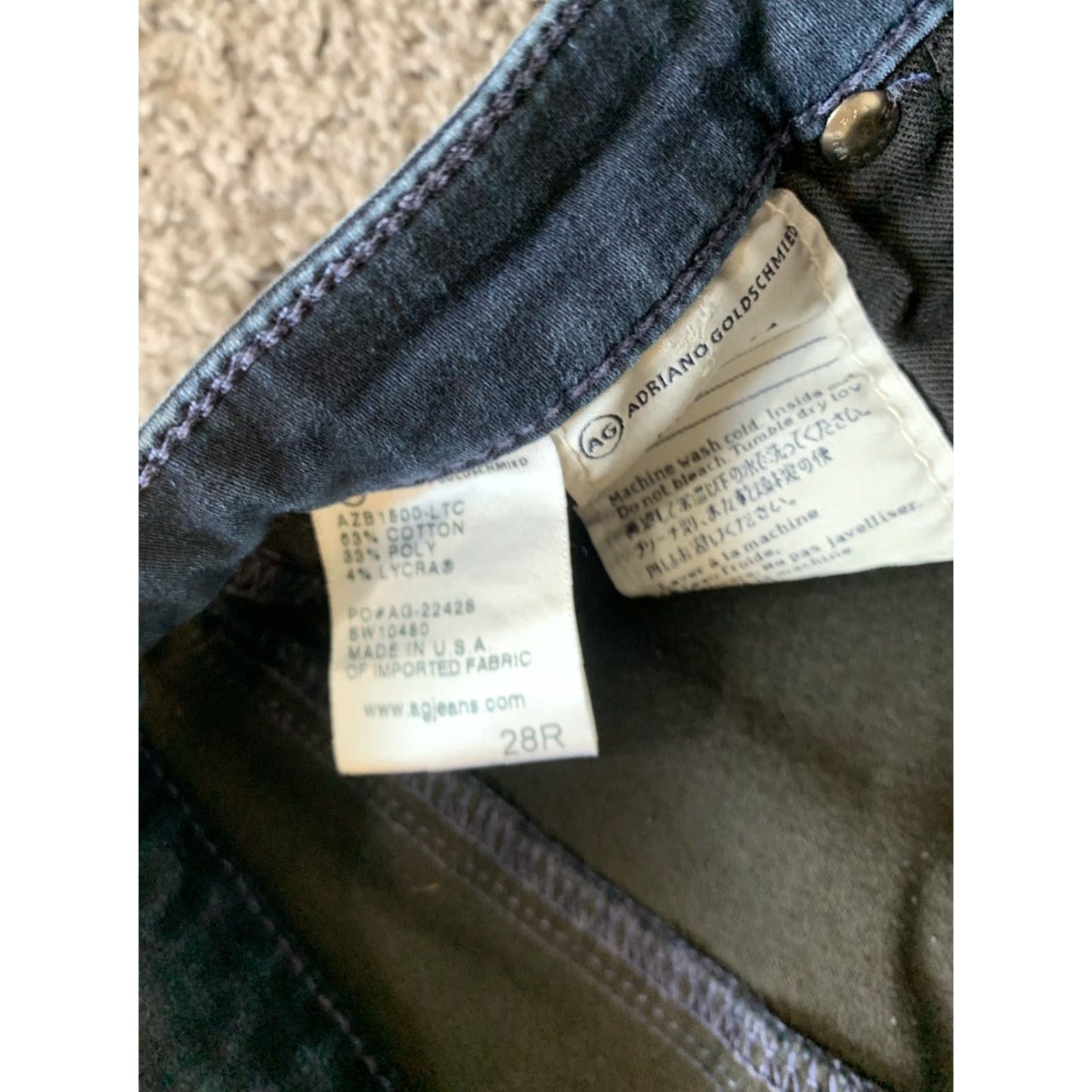 Vintage VINTAGE Adriano Goldschmied The Absolute Legging Extreme Skinny Jeans 28R Dark Wash Blue 28 Skinny Womens Jeans 31 in Inseam Hea... Size 28" / US 6 / IT 42 - 8 Thumbnail
