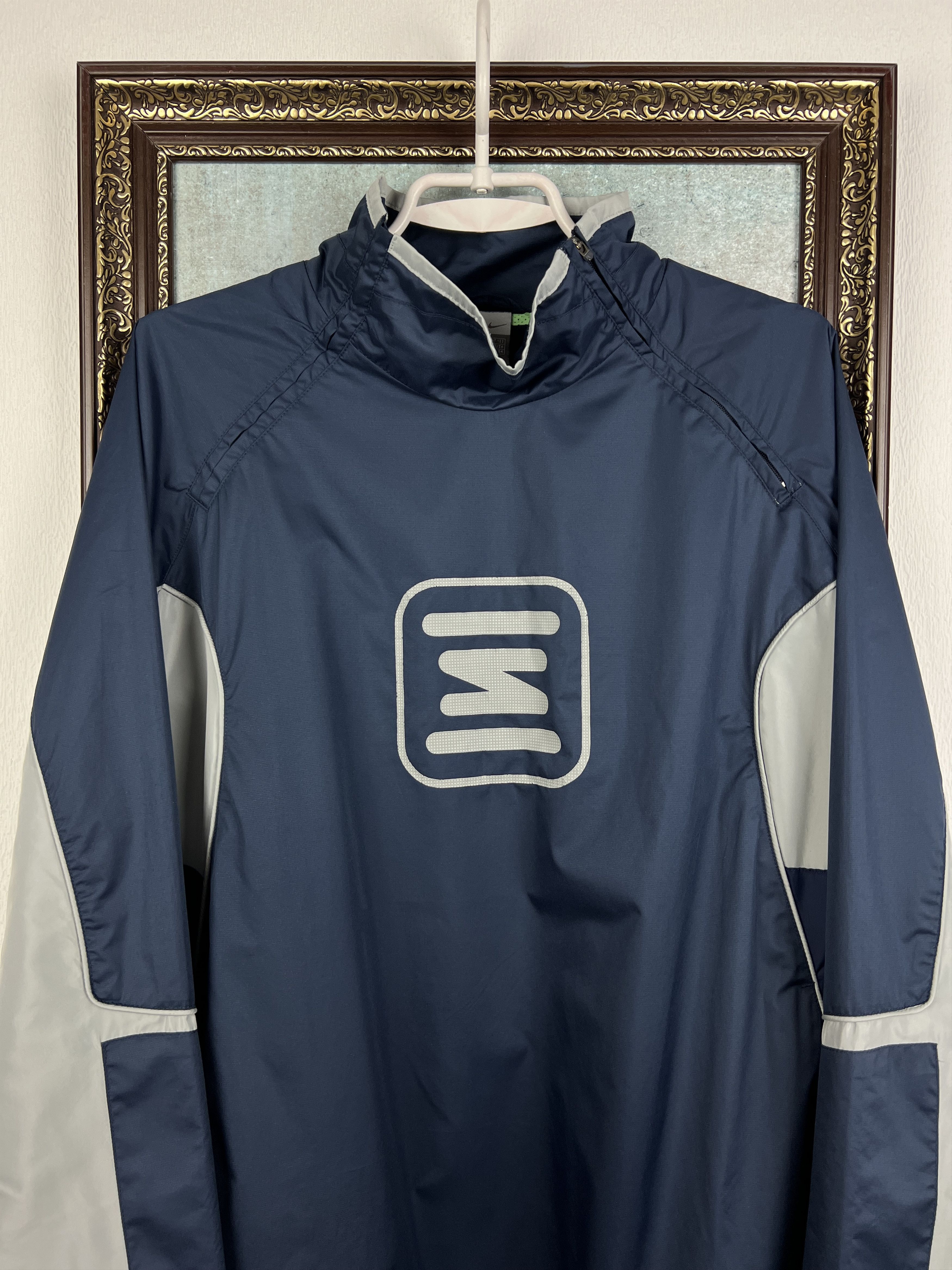 Nike Vintage 2000's Nike Shox Anorak Windbreaker Jacket Track Top Size US L / EU 52-54 / 3 - 2 Thumbnail