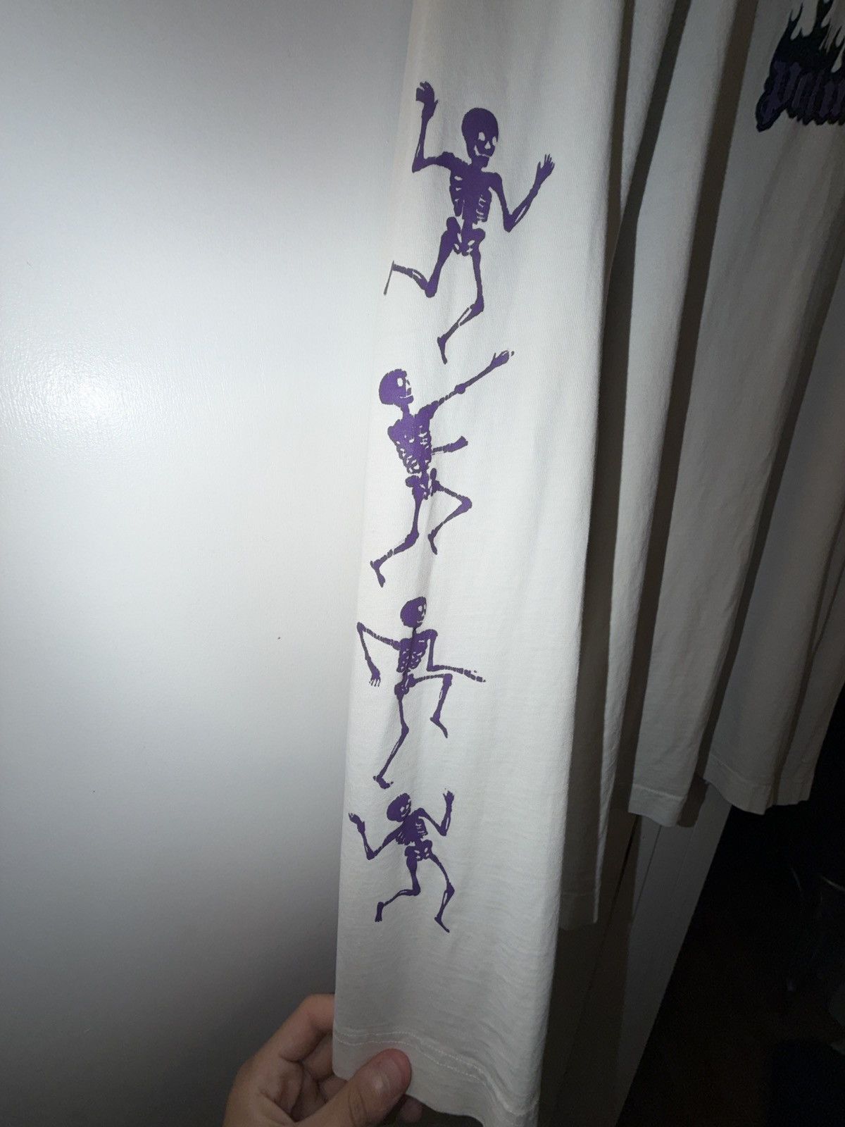 Palm Angels Palm Angels Dance Of Death Purple long sleeve Size US M / EU 48-50 / 2 - 3 Thumbnail