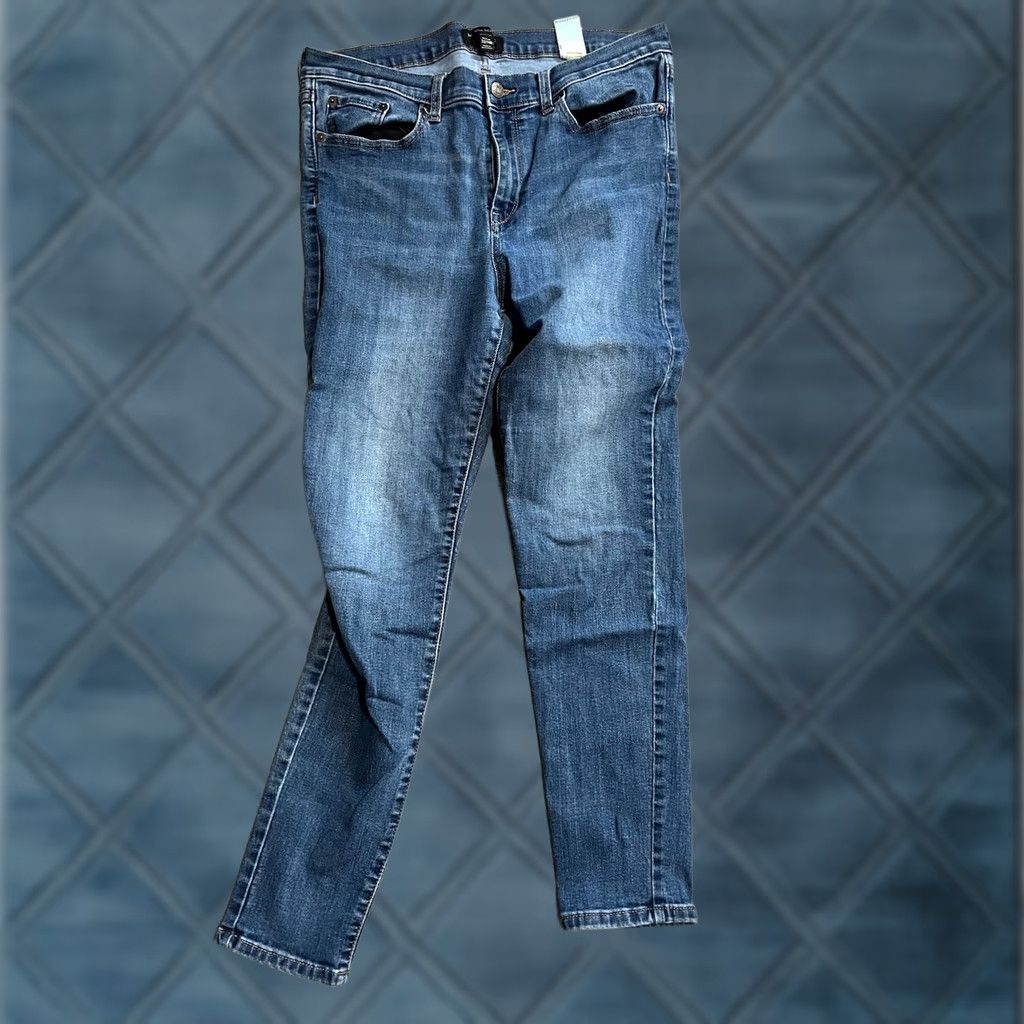 Banana Republic Banana Republic Skinny Fit Jeans Size 32/14R Women Blue Jeans Size 36" / US 14 / IT 50 - 1 Thumbnail