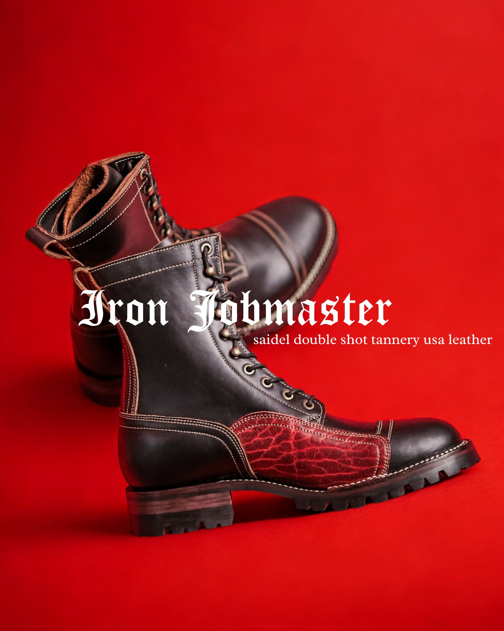 Iron Tanker Boot with Seidel Leather USA