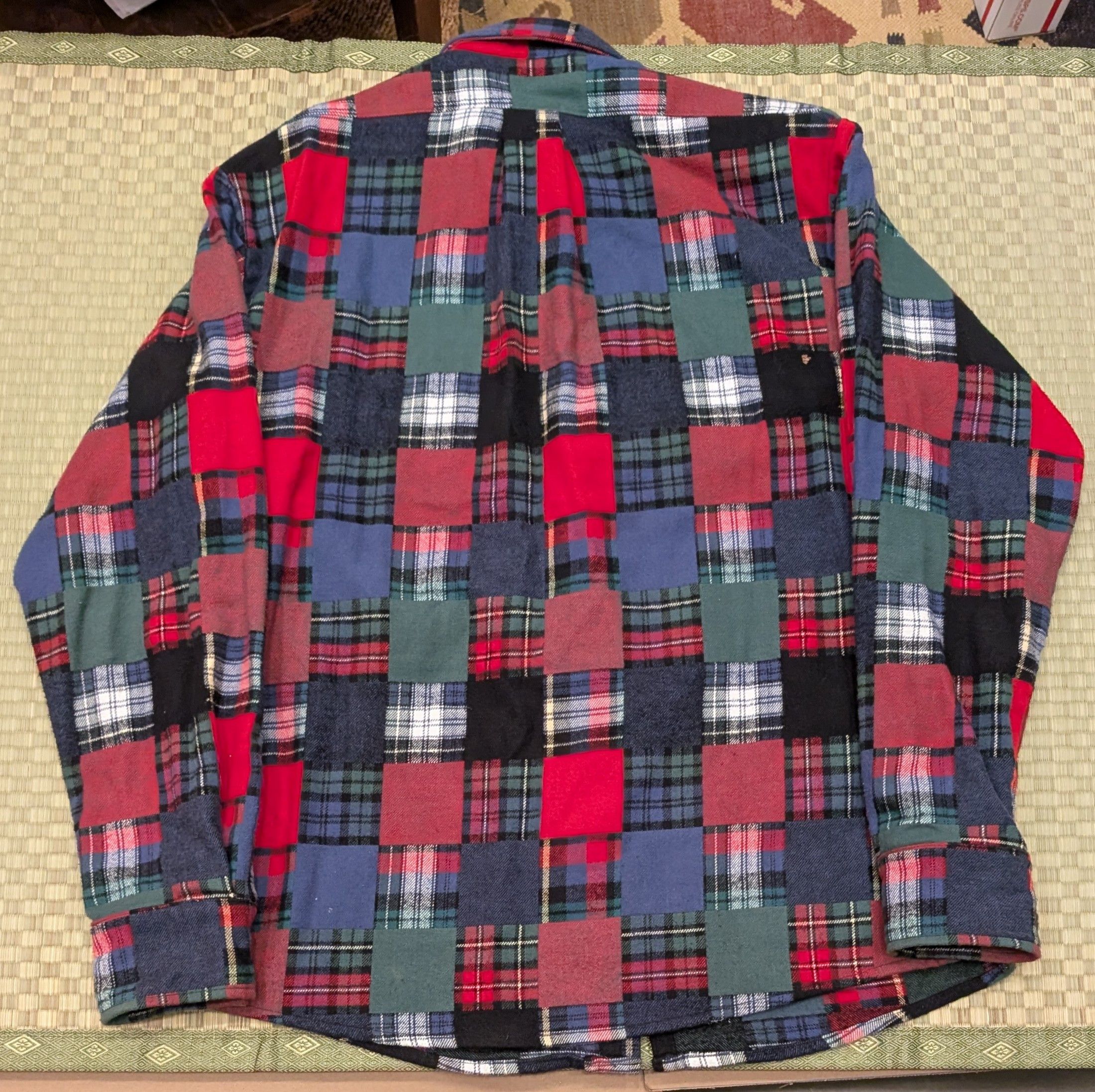 The Vermont Flannel Company Vermont Flannel Company Patchwork Design Shirt Made in USA Size US XL / EU 56 / 4 - 2 Thumbnail