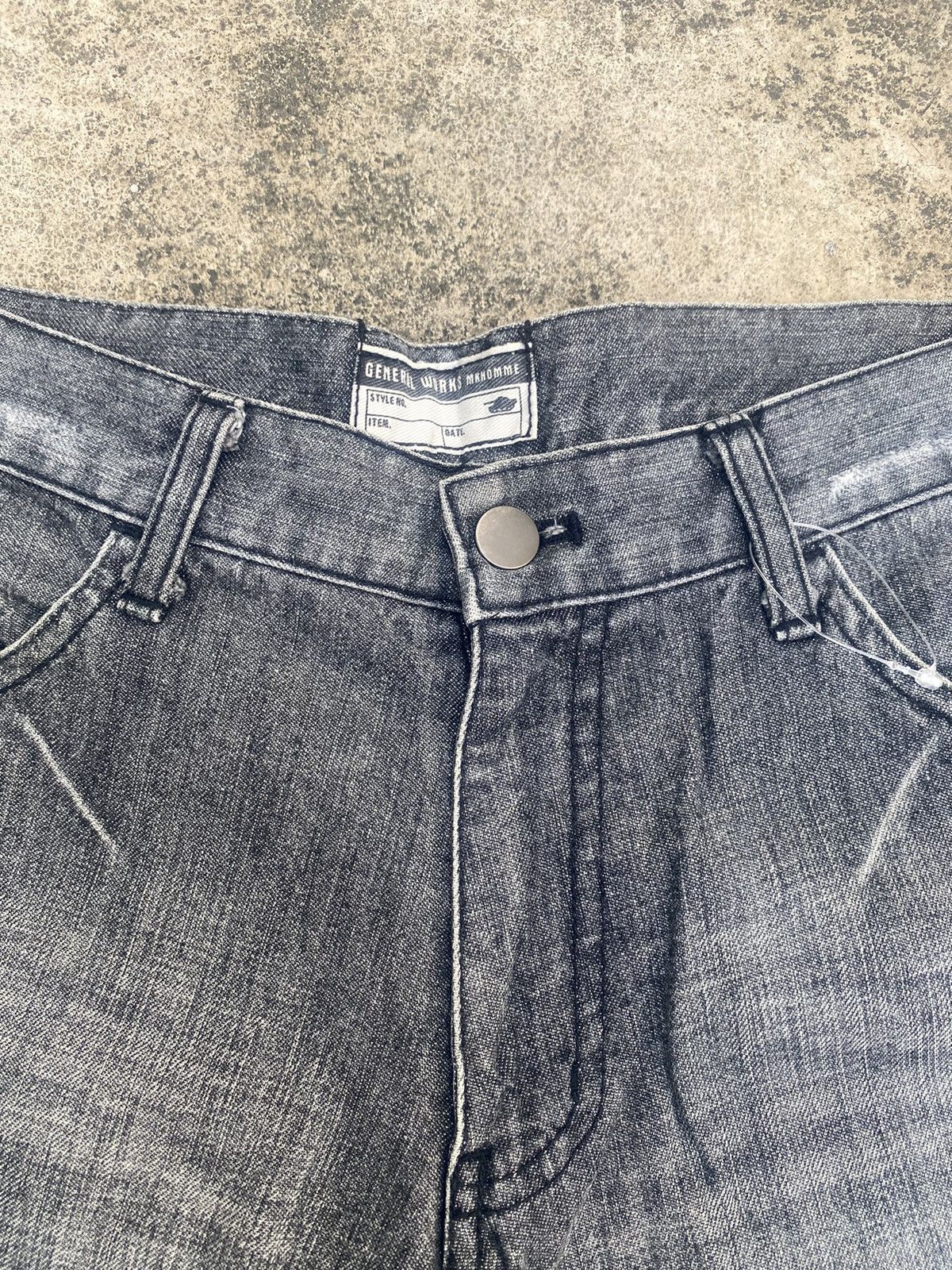 Japanese Brand × Le Grande Bleu (L.G.B.) Flare Jeans MkHomme Distressed Bootcut Size US 30 / EU 46 - 10 Thumbnail