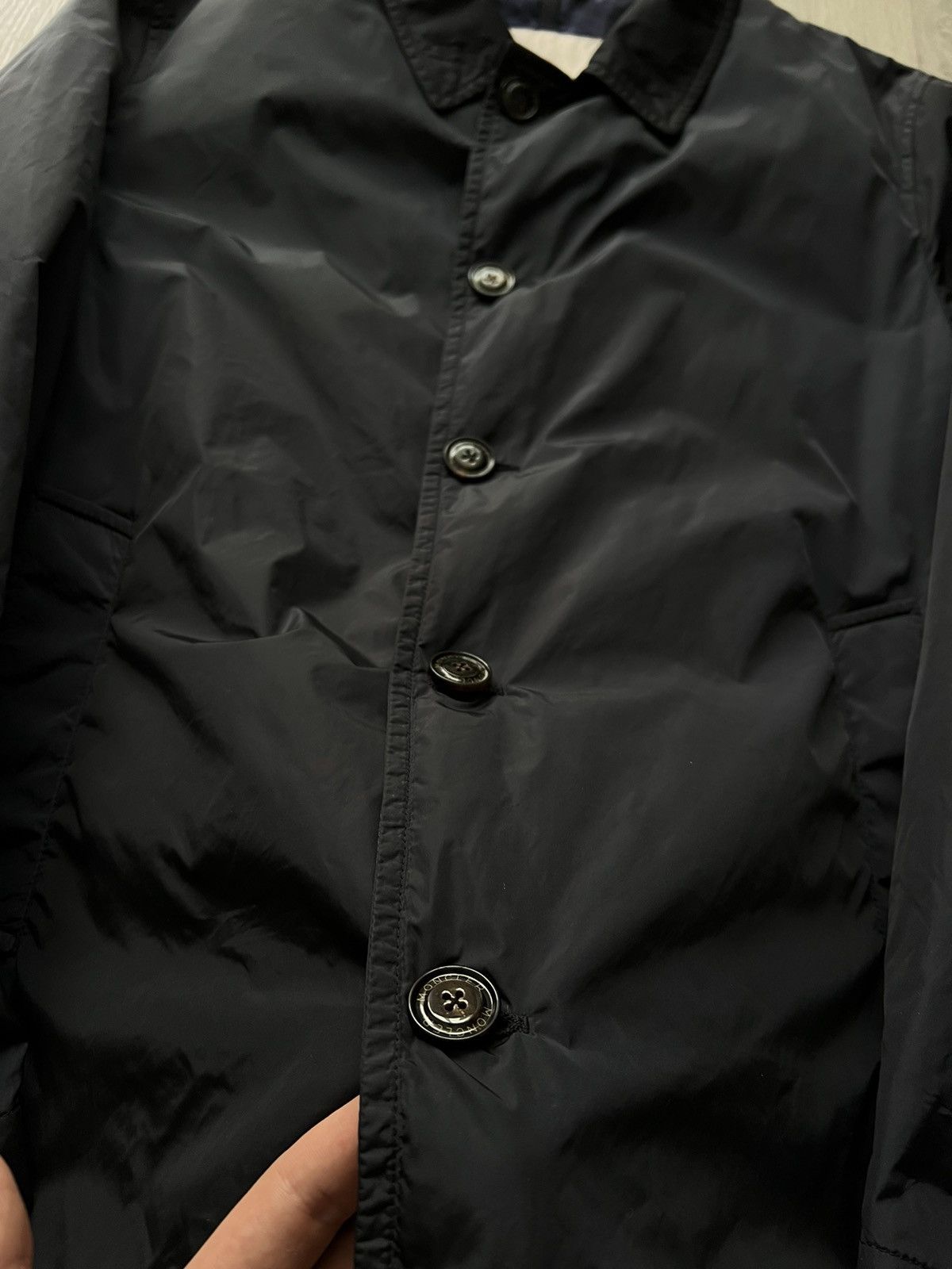 Moncler Moncler Basilic Coat Light Trench Black edition Logo Size US M / EU 48-50 / 2 - 5 Thumbnail