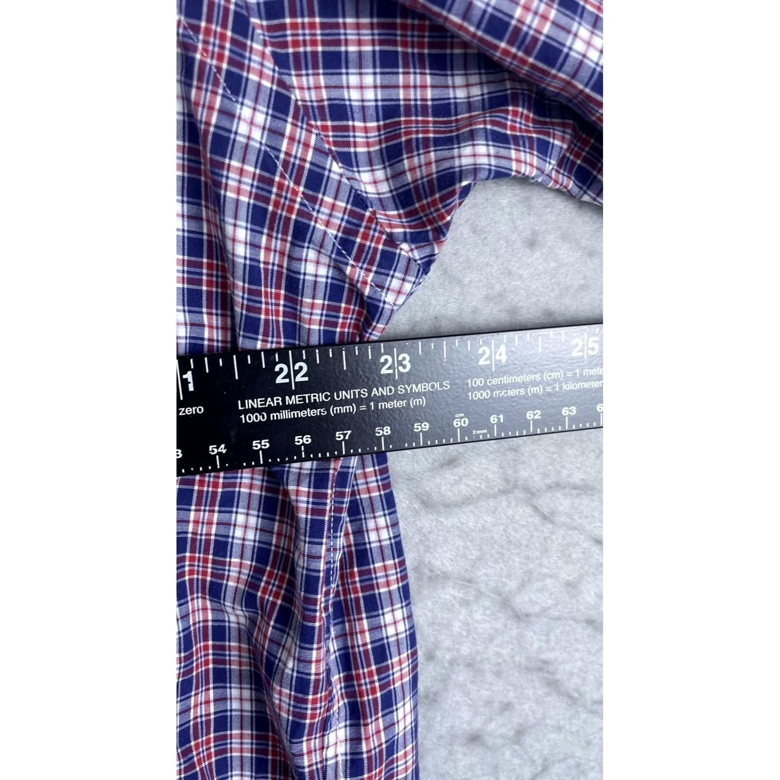 Ralph Lauren Ralph Lauren Blake Shirt Mens XL Blue Plaid Short Sleeve Button-Down Pony Size US XL / EU 56 / 4 - 4 Thumbnail