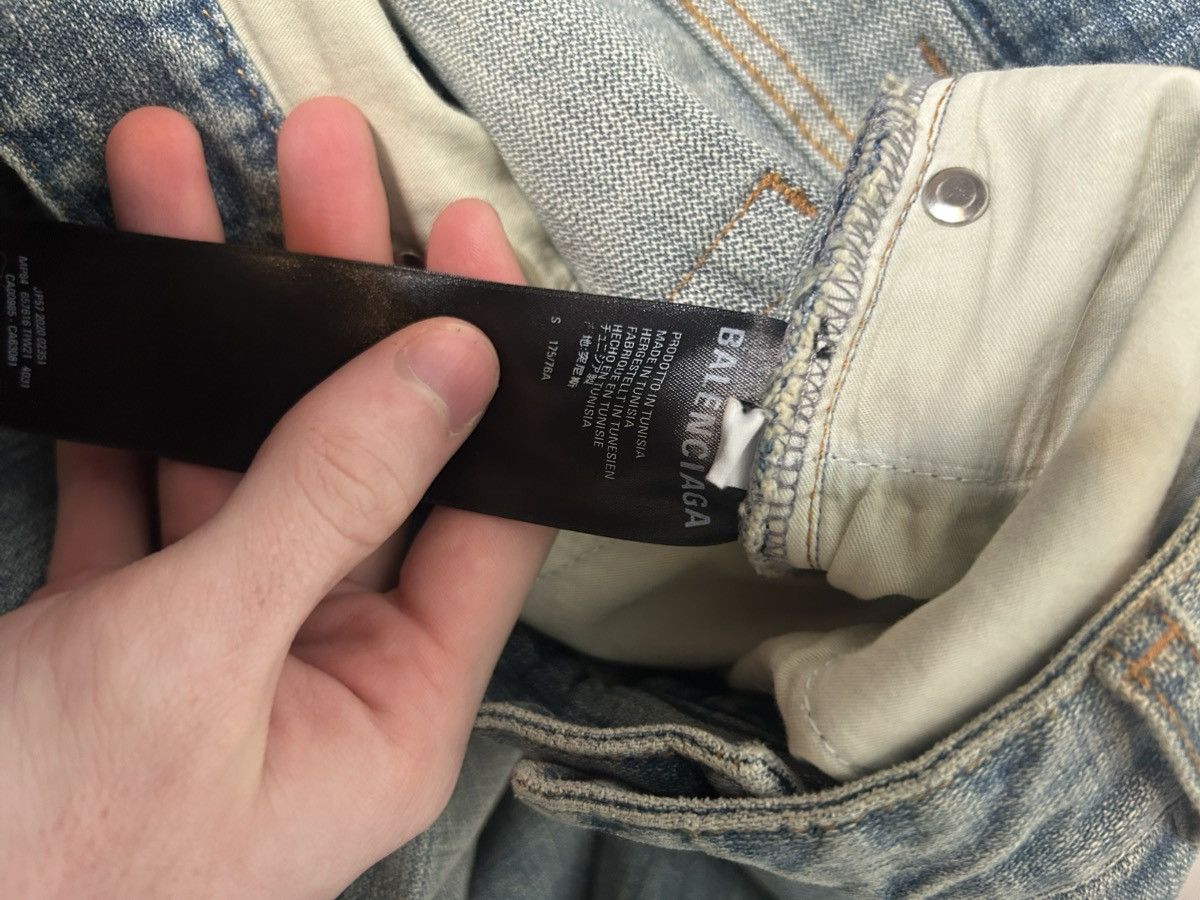 Balenciaga GRAIL HYBRID FLANNEL JEANS Size US 32 / EU 48 - 14 Thumbnail
