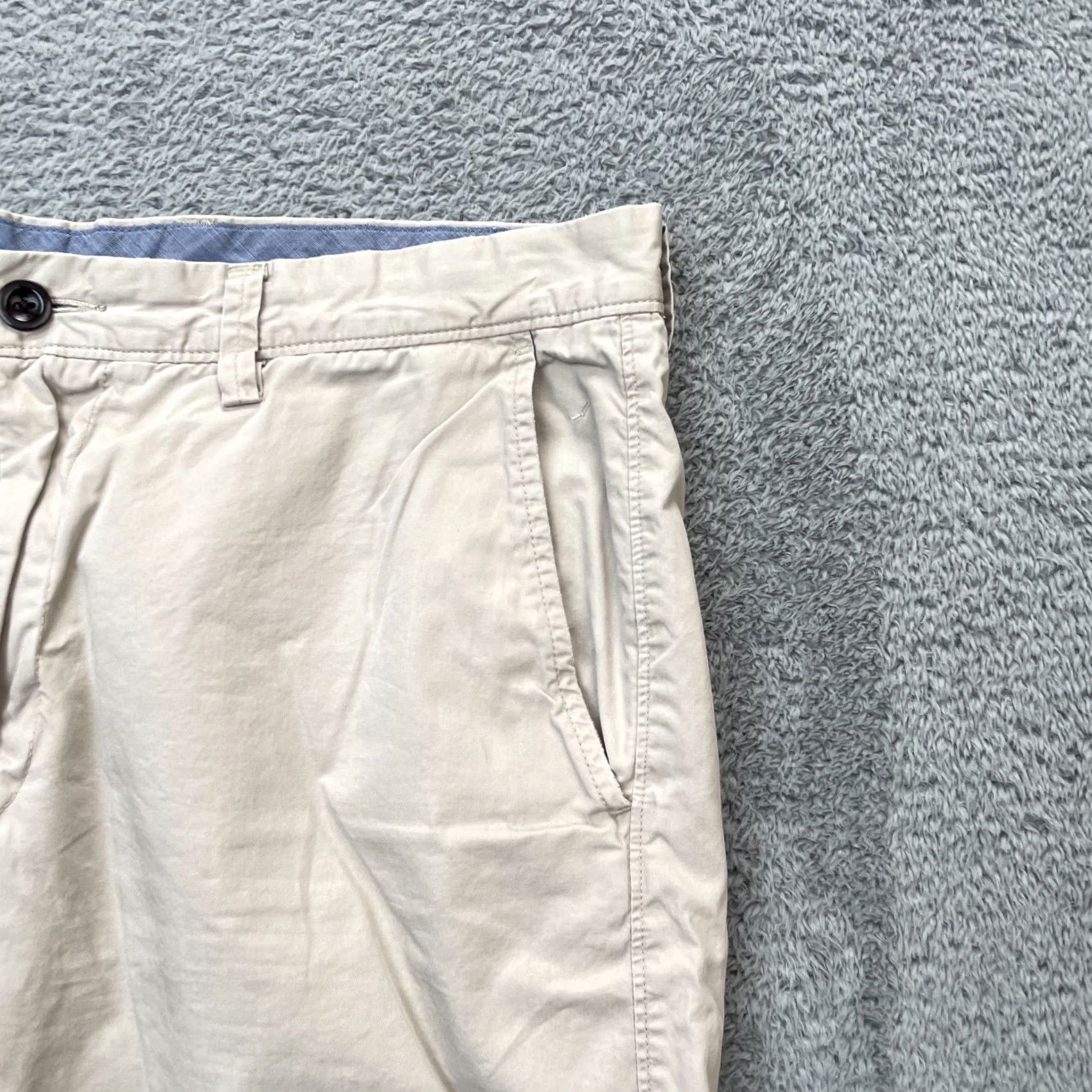 J.Crew J.CREW Chino Shorts Mens 35 Beige Cotton Club Resort Wear Golf Tennis Athleisure Size US 36 / EU 52 - 7 Thumbnail