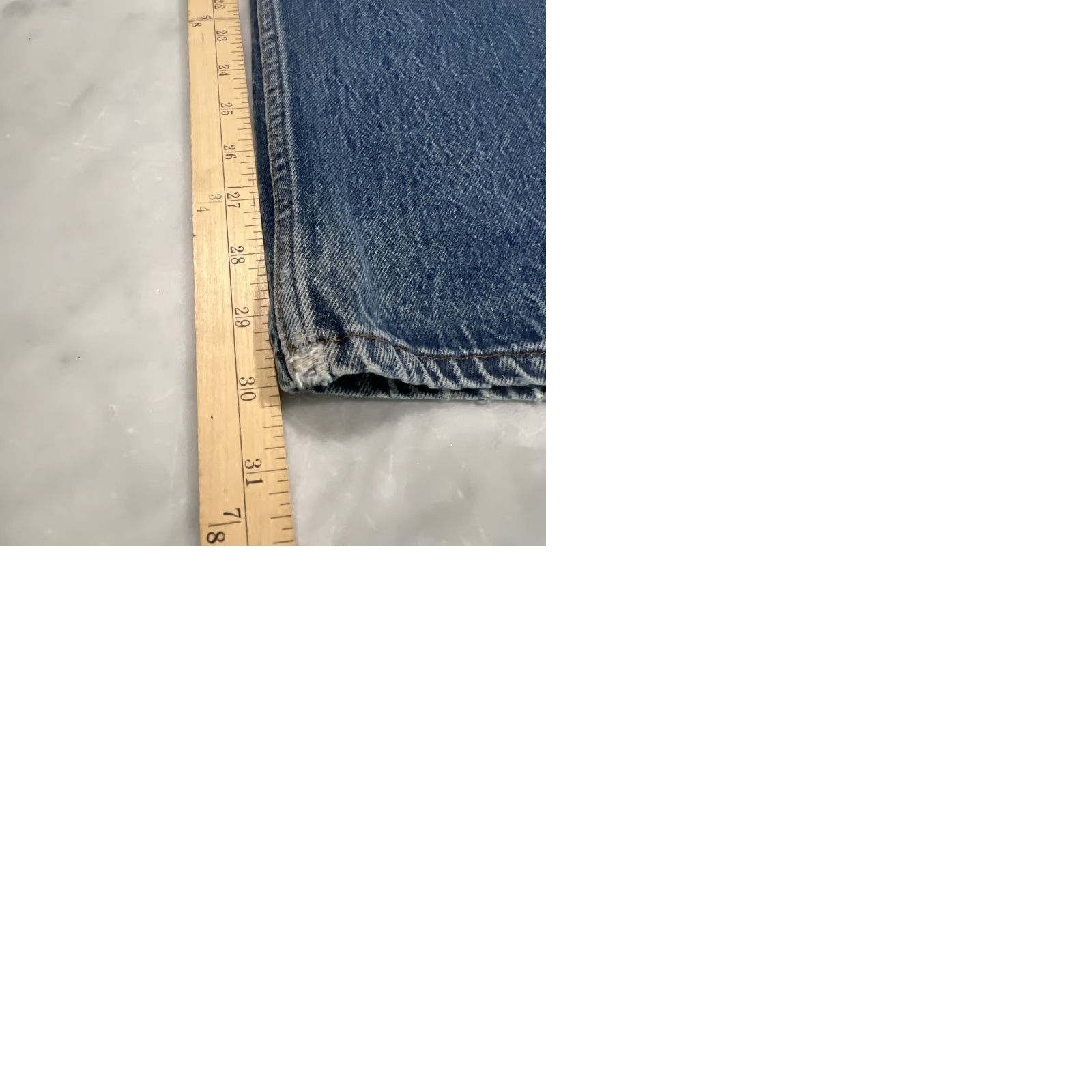 Levi's VINTAGE Levi’s 501 Jeans Men 32x30 Blue Button Fly USA Jeans Classic Distressed Whiskers 5-Pocket Denim 501 Series Mens Size US 32 / EU 48 - 12 Thumbnail