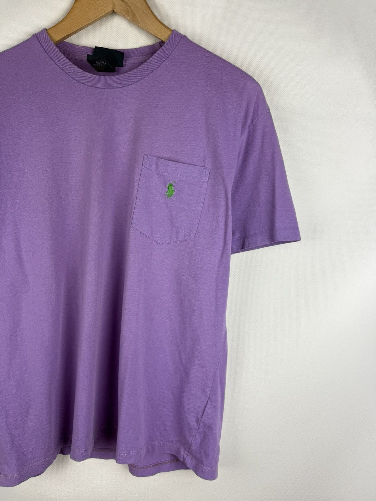 Polo Ralph Lauren × Vintage Polo By Ralph Lauren Vintage Men’s Chest Logo Pocket T Shirt Size US M / EU 48-50 / 2 - 3 Thumbnail