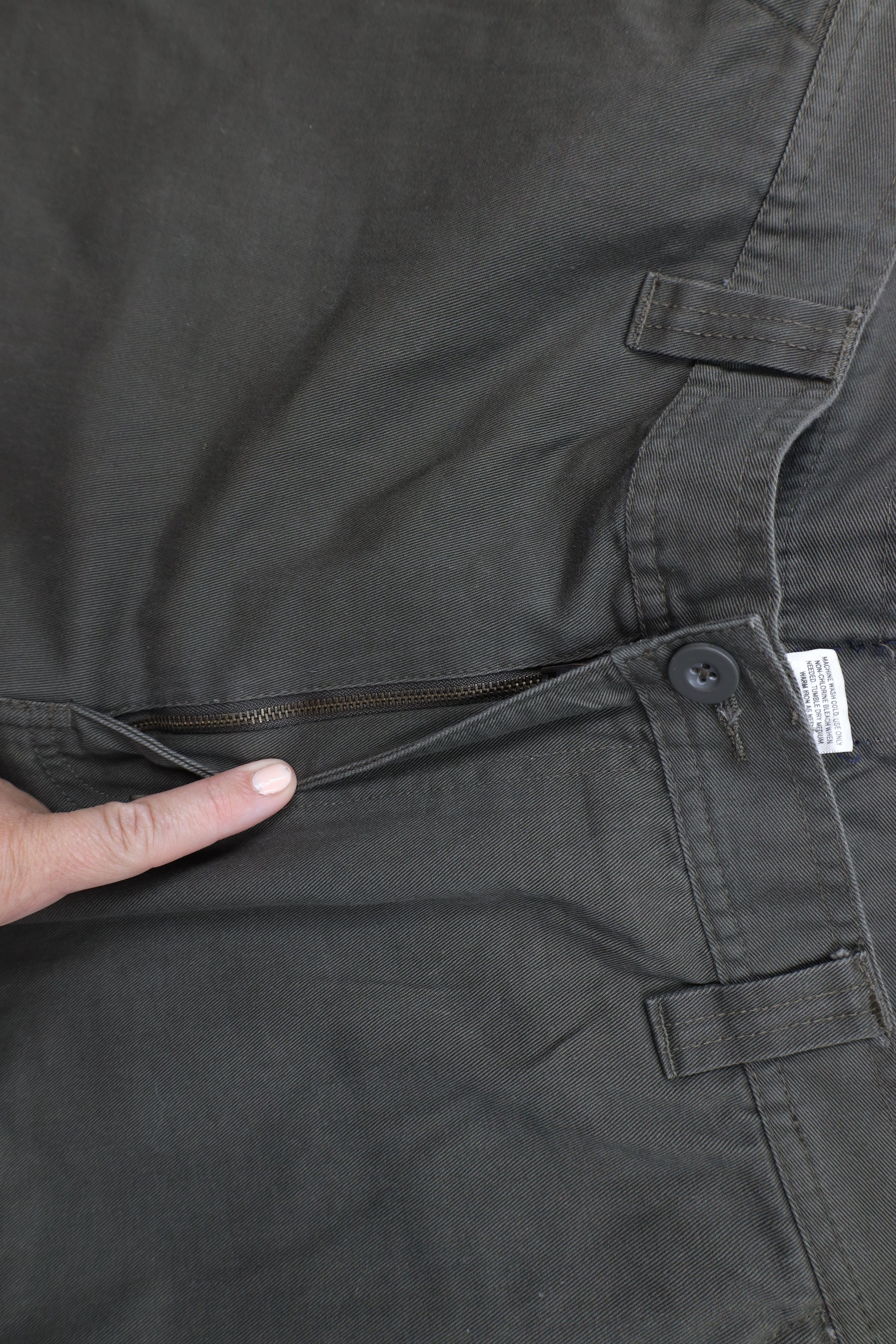 Vintage Vintage 90s Y2K Streetwear Baggy Wide Leg Cargo Pants Green Size US 38 / EU 54 - 8 Thumbnail