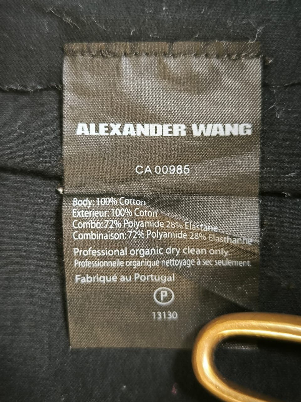 Alexander Wang Alexander Wang Barcode Debossed T-Shirt Size US S / EU 44-46 / 1 - 8 Thumbnail