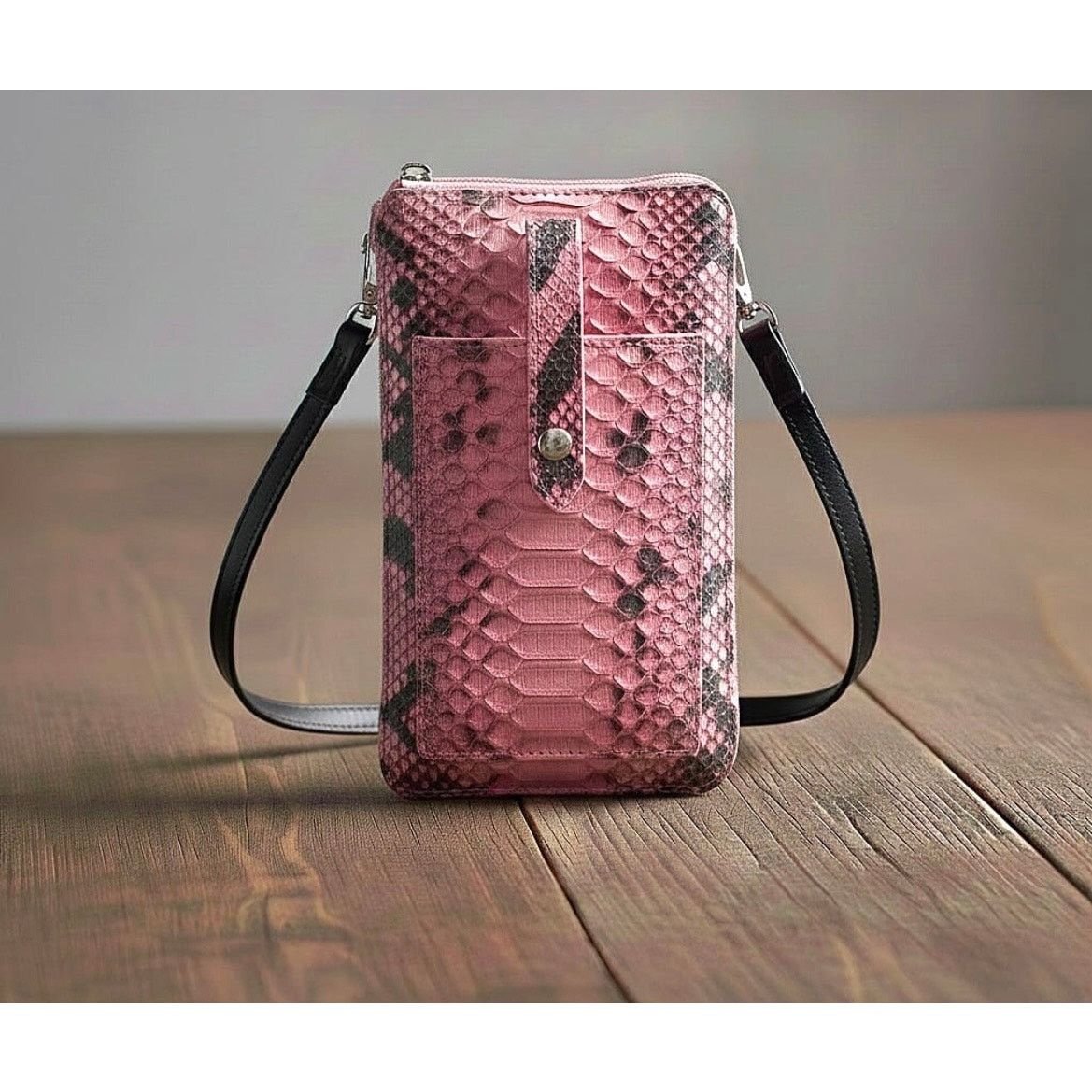 Other Grand Pelle Yellow Genuine Python Crossbody Clutch NWT Size ONE SIZE - 3 Thumbnail