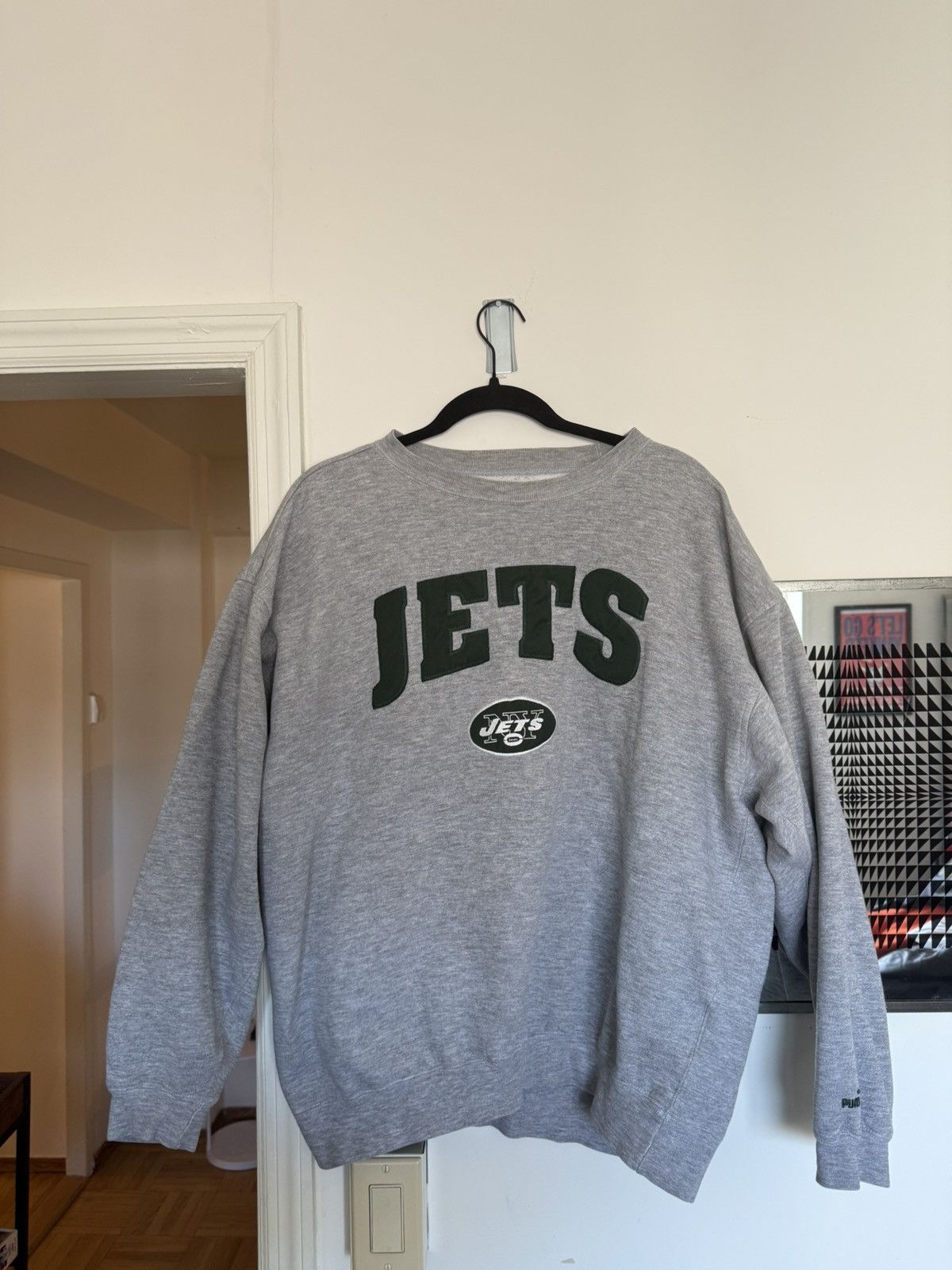 Puma Vintage NY Jets Puma Sweatshirt Size US XL / EU 56 / 4 - 2 Thumbnail