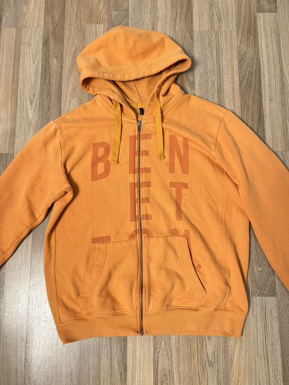Benetton Benetton zip up hoodie Size US M / EU 48-50 / 2 - 3 Thumbnail