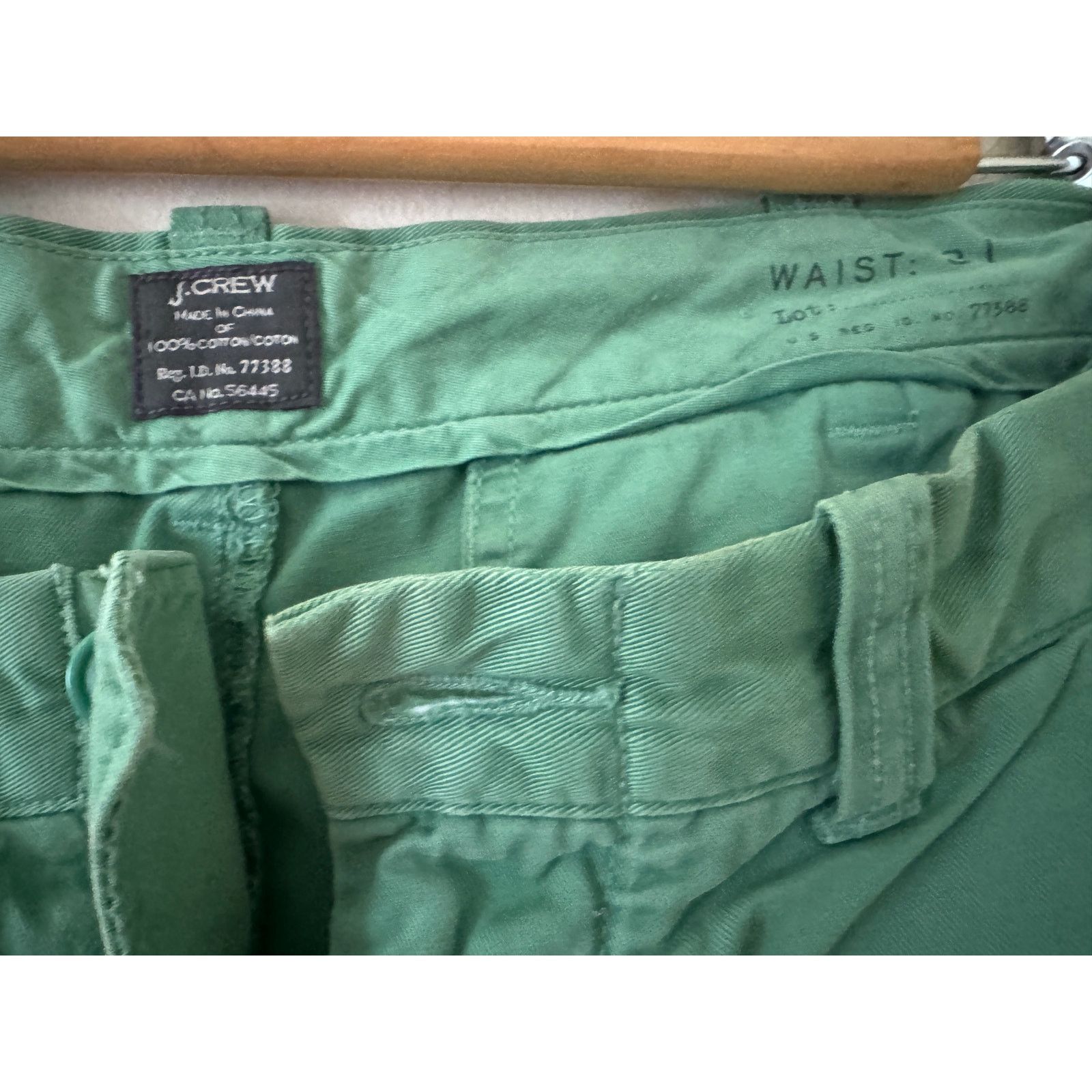 J.Crew Mens Size 31 J.Crew Kelly Green Shorts 31" x 9" Size US 31 - 2 Thumbnail