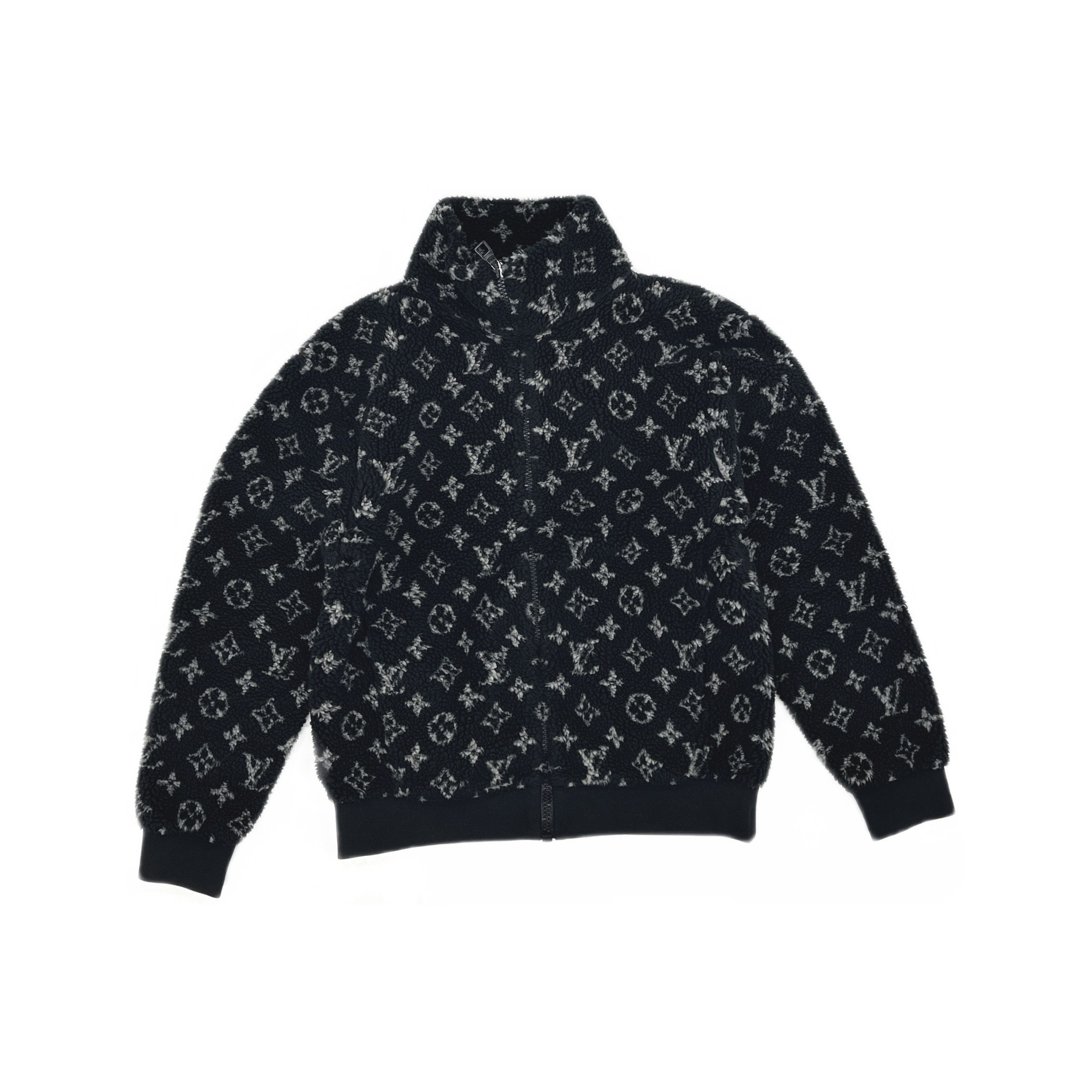 Louis Vuitton Louis Vuitton Monogram Jacquard Fleece Jacket Size M Size US M / EU 48-50 / 2 - 1 Thumbnail