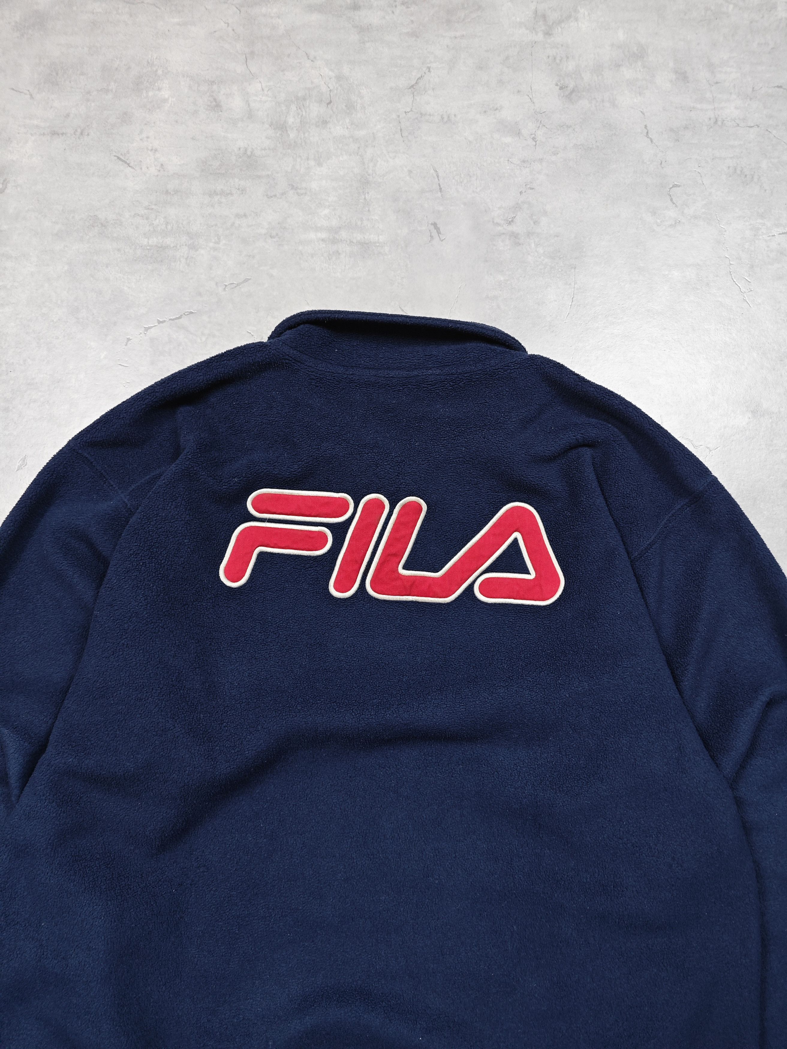 Fila Fila Vintage Fleece Jacket Size US L / EU 52-54 / 3 - 8 Thumbnail