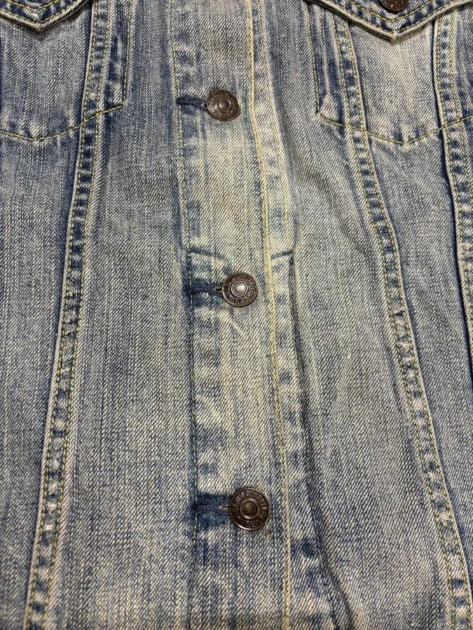 Polo Ralph Lauren 2000s Ralph Lauren USA Flag Blue Denim Vest Jacket Size S / US 4 / IT 40 - 9 Thumbnail
