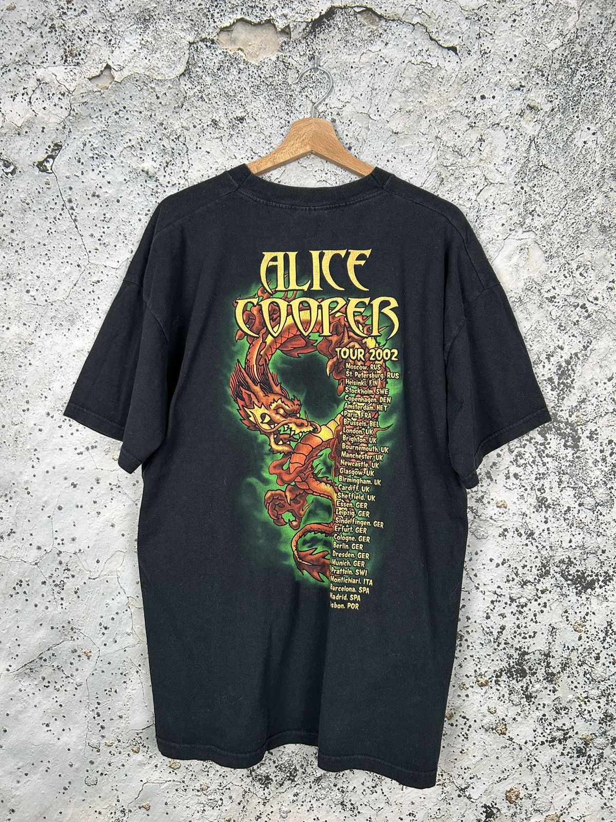 Band Tees × Vintage Vintage Alice Cooper 2002 Tour Rock Band Tee Rare Size US XL / EU 56 / 4 - 2 Thumbnail
