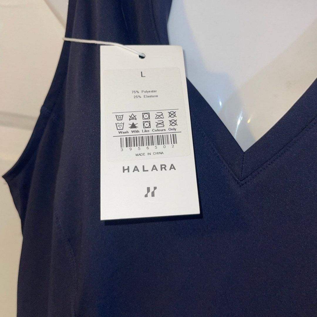 Other Halara V-Neck Sleeveless Pleated Hem Mini Golf Active Dress Size L / US 10 / IT 46 - 4 Thumbnail