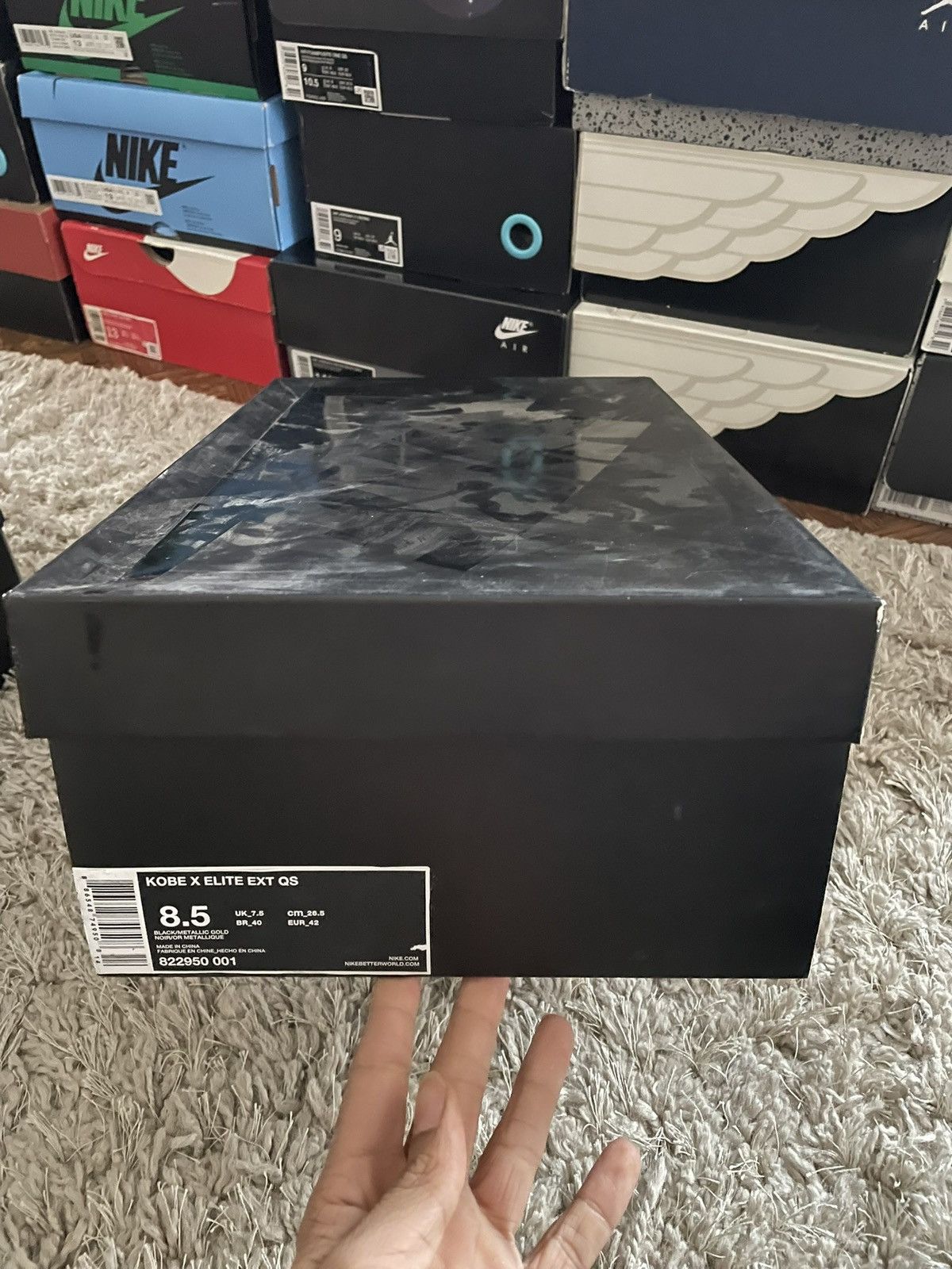 Nike Nike Kobe 10 High EXT BLACK Size US 8.5 / EU 41-42 - 9 Thumbnail