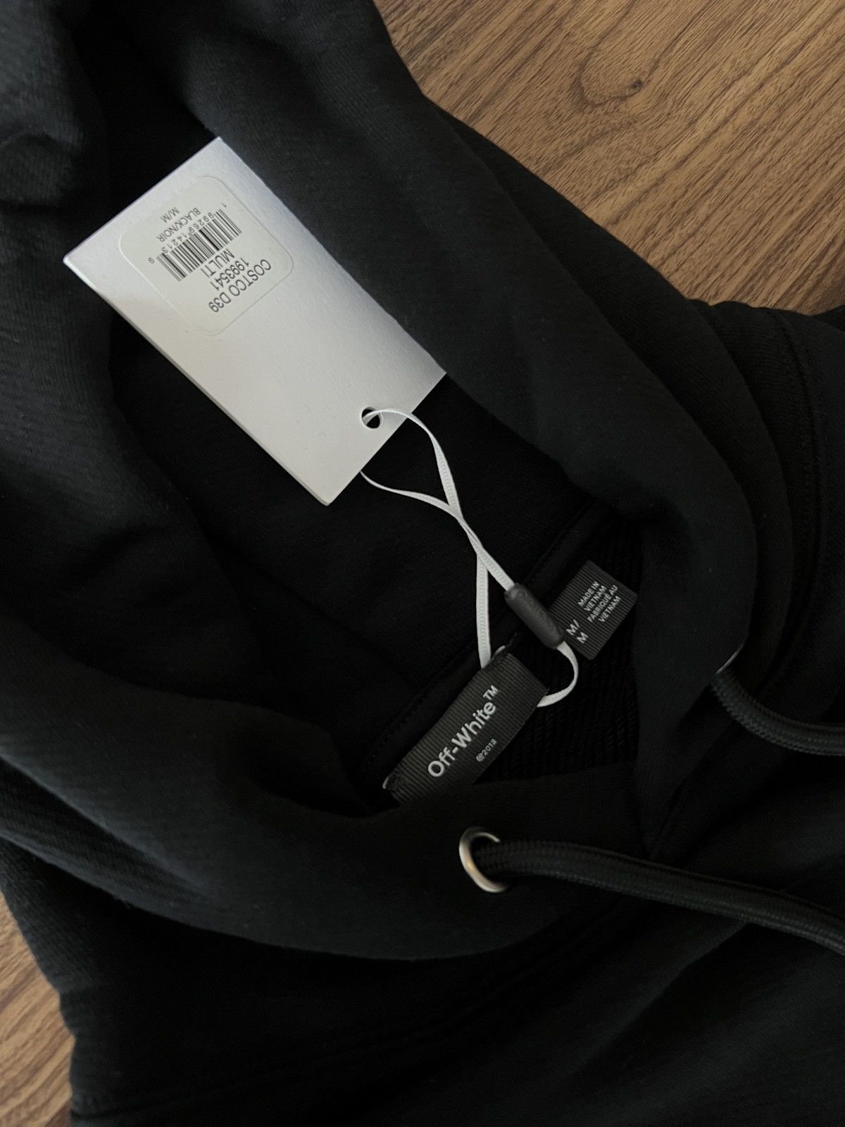 Off-White Off-White Logo Hoodie Black Size US M / EU 48-50 / 2 - 4 Thumbnail