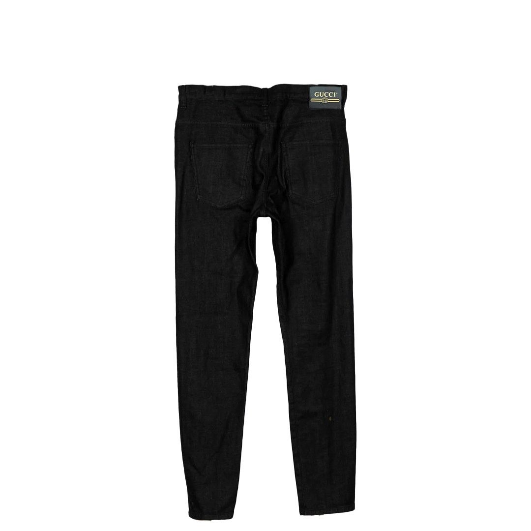 Gucci Gucci Black Memento Mori Skinny Jeans Size US 31 - 2 Thumbnail