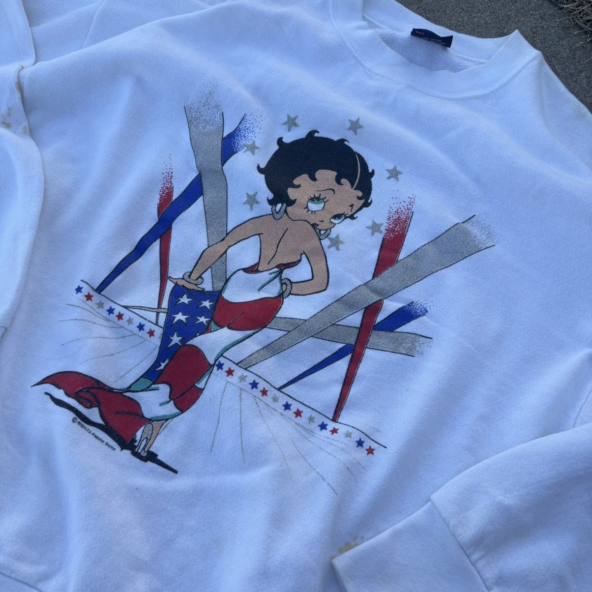 Cartoon Network × Vintage Vintage Betty Boop USA Crewneck Size US XL / EU 56 / 4 - 2 Thumbnail