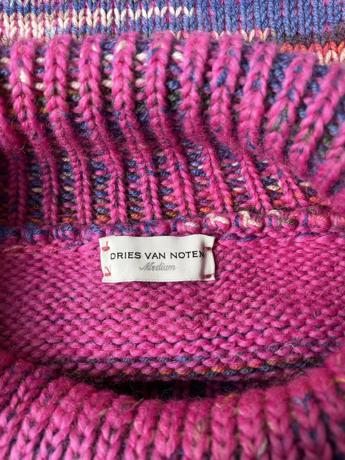 Dries Van Noten Sample Oversized Mohair Marled Sweater Size US M / EU 48-50 / 2 - 5 Thumbnail