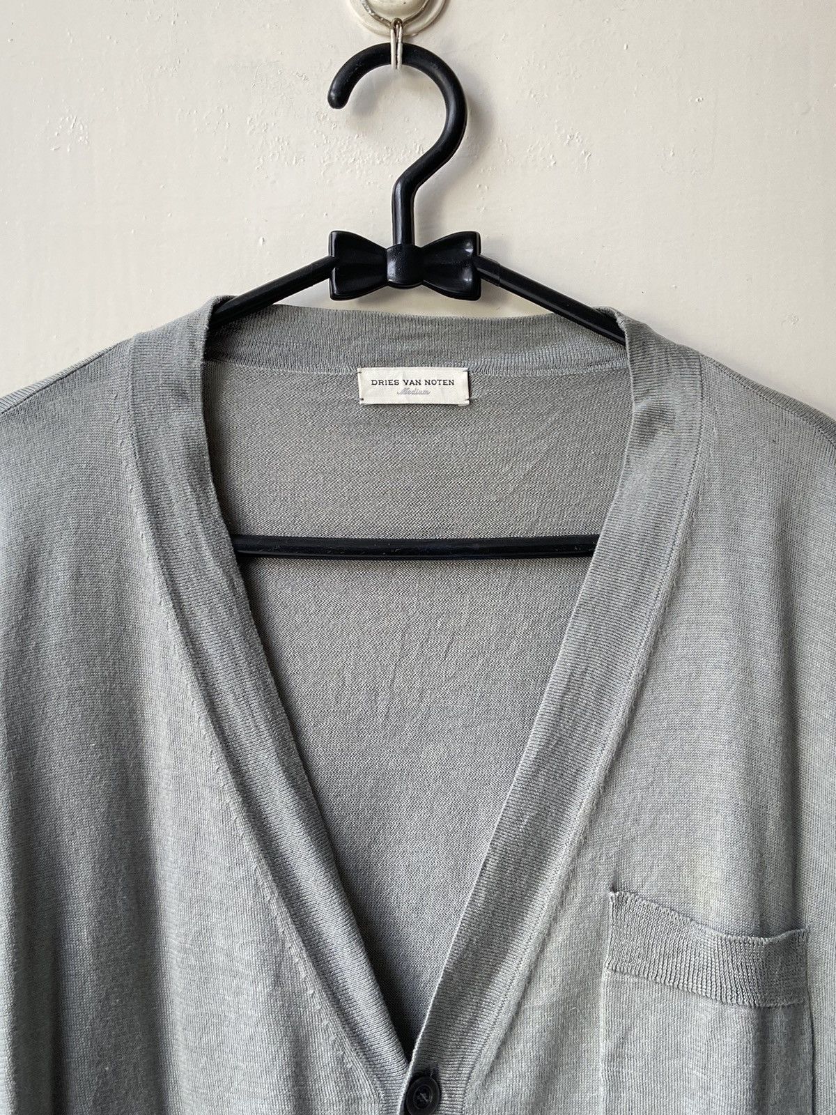 Dries Van Noten DRIES VAN NOTEN Grey Gardigan Size US S / EU 44-46 / 1 - 4 Thumbnail