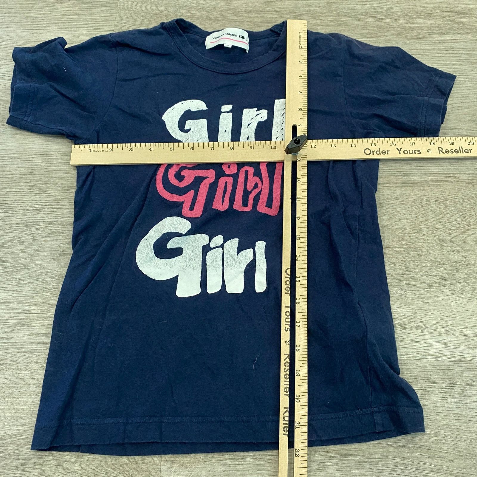 Comme des Garcons Girl Comme des Garcons Girl Girl Girl T Shirt Short Sleeve S Size S / US 4 / IT 40 - 6 Thumbnail