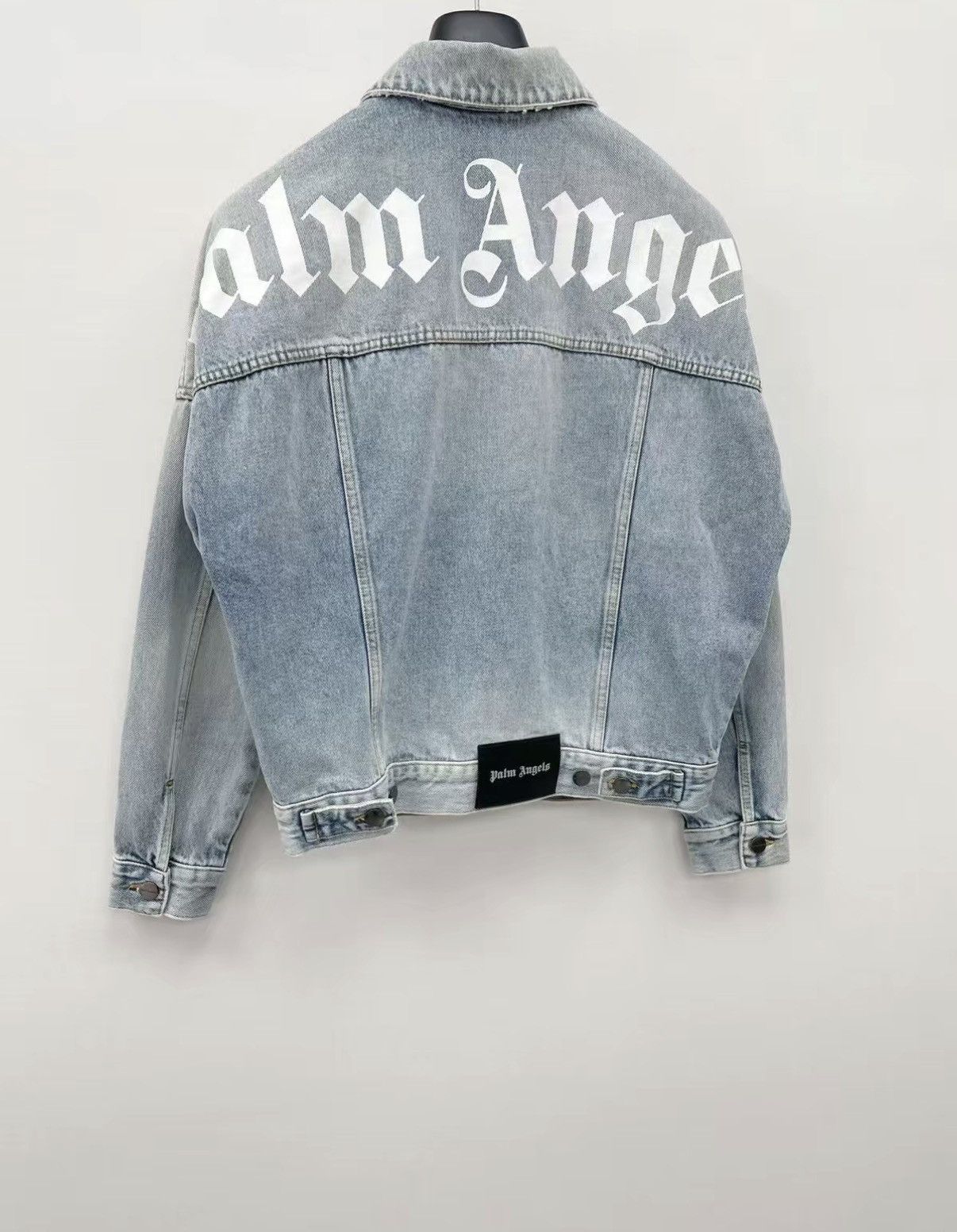 Palm Angels PALM ANGELS 100% Cotton Washed Denim Jacket J30 Size US L / EU 52-54 / 3 - 2 Thumbnail