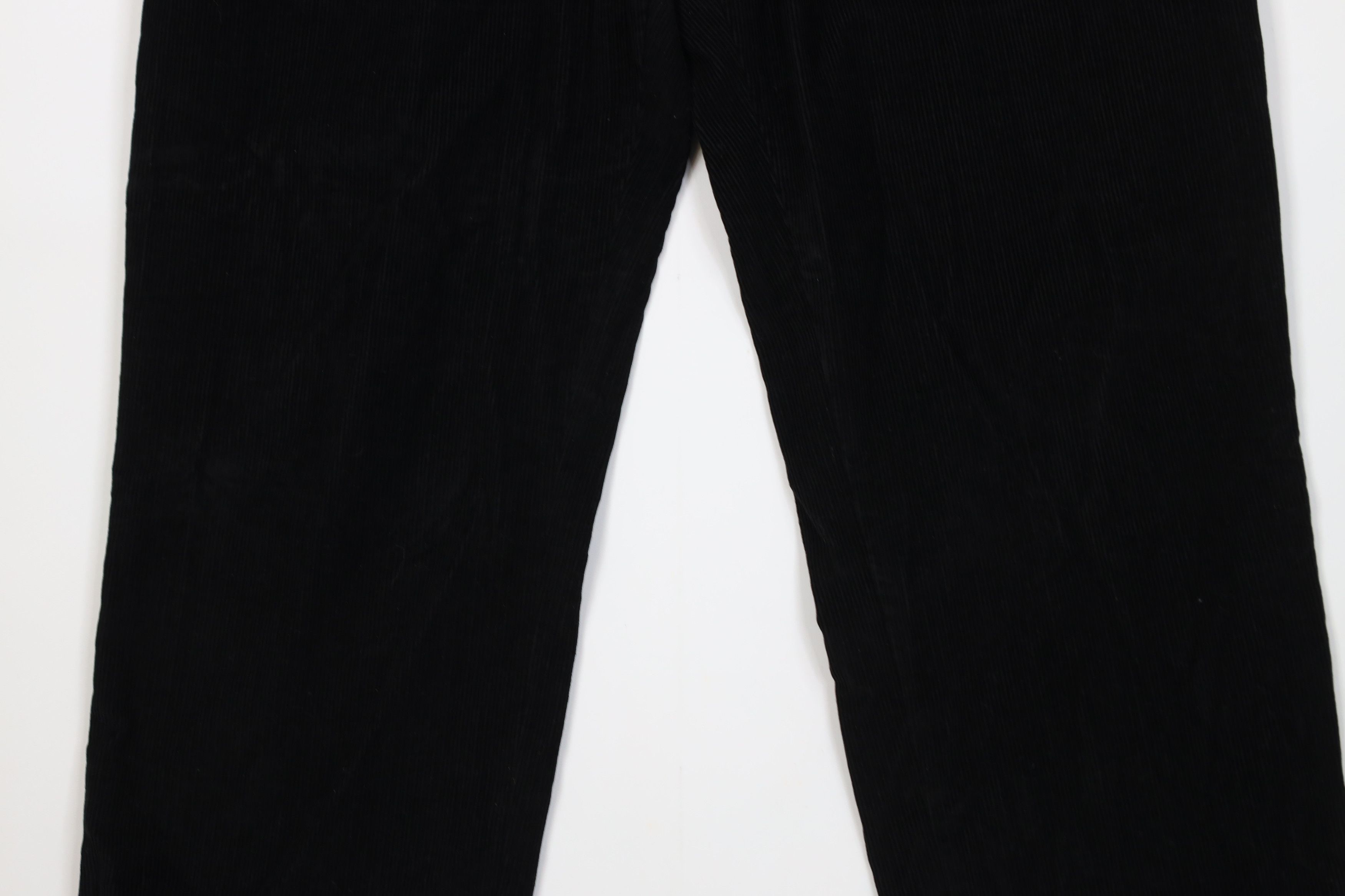 Vintage Vintage 90s Streetwear Wide Leg Corduroy Chino Pants Black Size US 36 / EU 52 - 3 Thumbnail