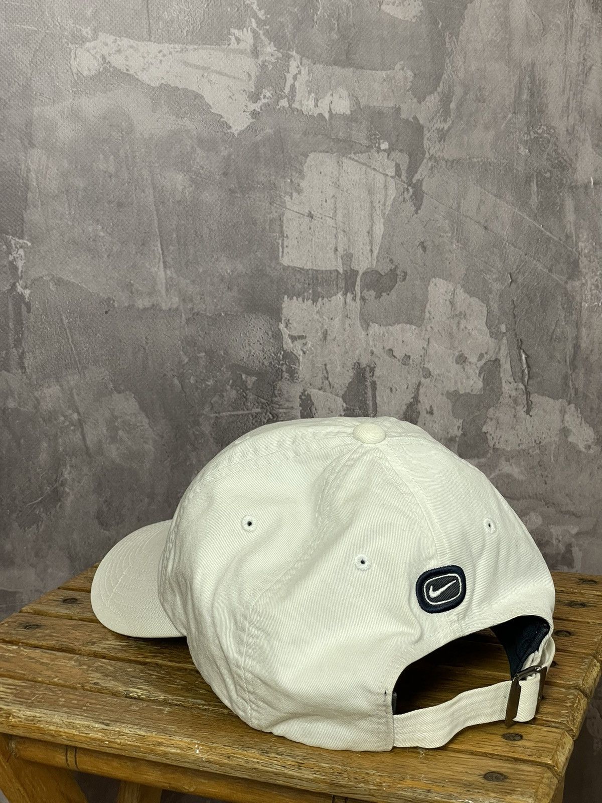 Nike CRAZY Nike big print snapback cap hat retro 90s vintage Size ONE SIZE - 6 Thumbnail