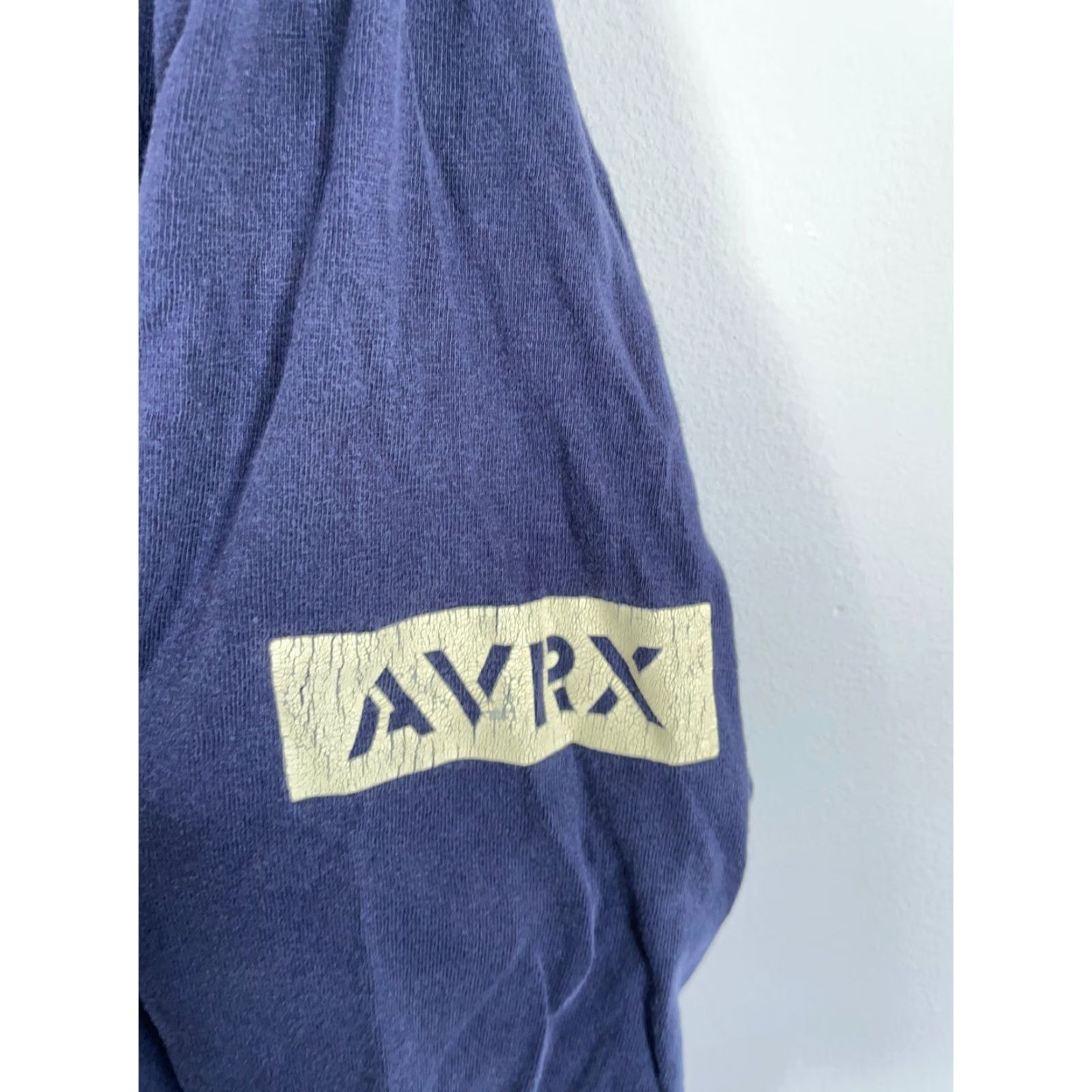 Avirex VINTAGE Avirex T-Shirt Mens Small Dark Blue Long Sleeve Graphic Print Retro VTG Streetwear Crew Neck Size US S / EU 44-46 / 1 - 5 Thumbnail