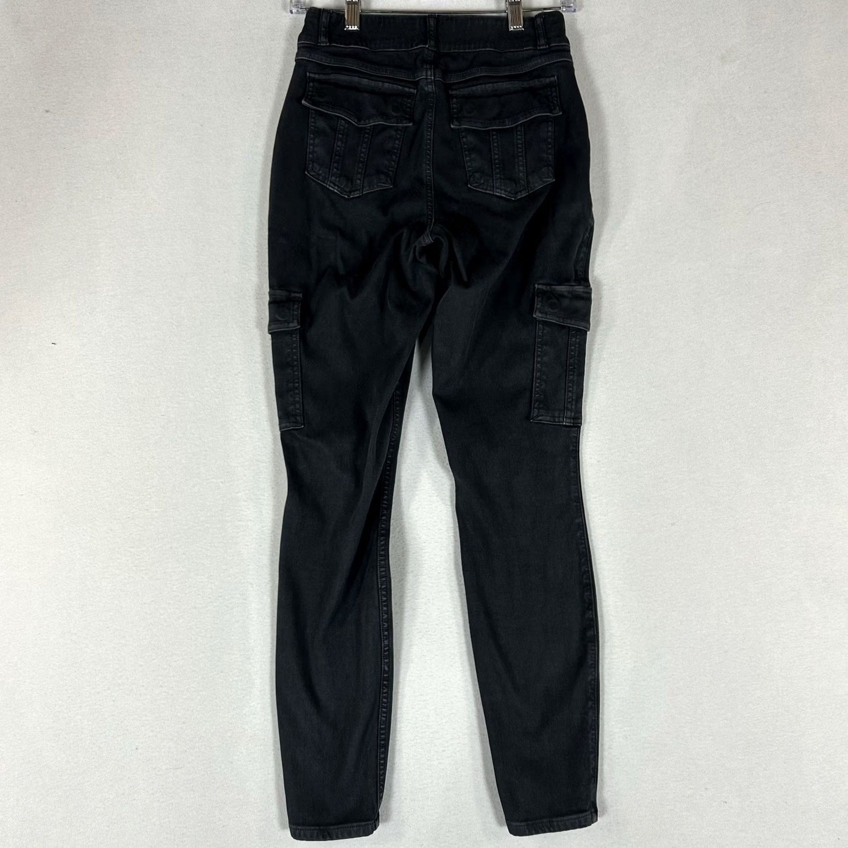 Spanx Spanx Twill Ankle Cargo Pants Womens Medium Gray Slim Fit Stretch Pants Size 32" / US 10 / IT 46 - 7 Thumbnail