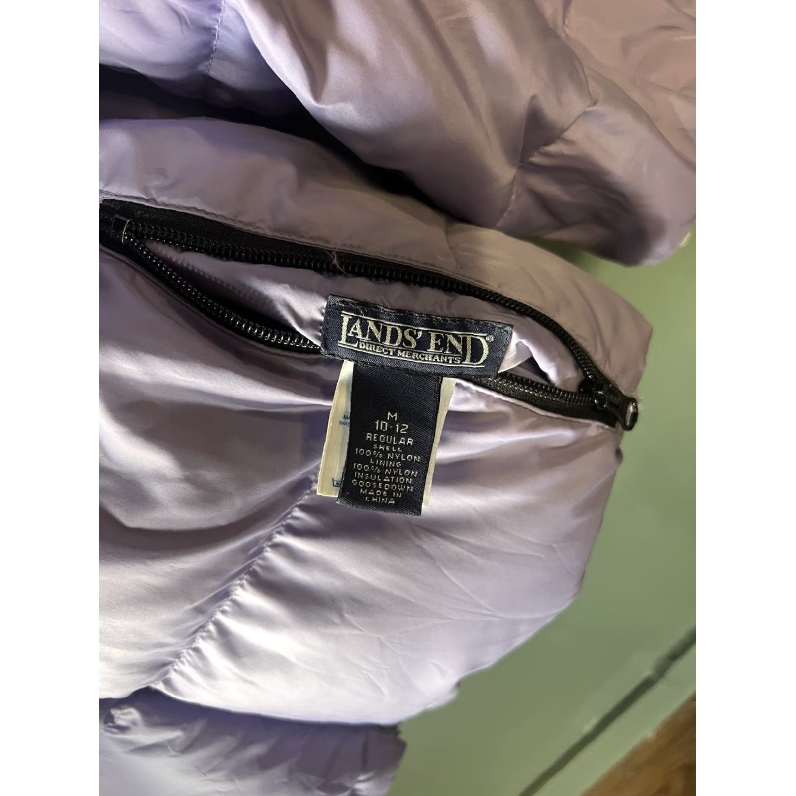 Lands' End Lands' End Down Jacket Purple Reversible with Hood M 10-12 Reg Womens Jacket Purple Reversible Down Hooded Lands' End 80% Goosedown & 20% Feathers Size L / US 10 / IT 46 - 3 Thumbnail