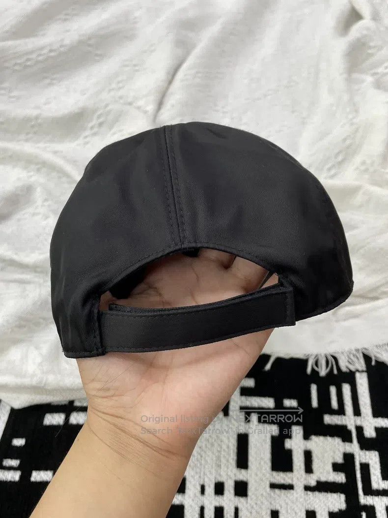 Prada Prada SizeS Black big logo baseball cap Size ONE SIZE - 4 Thumbnail
