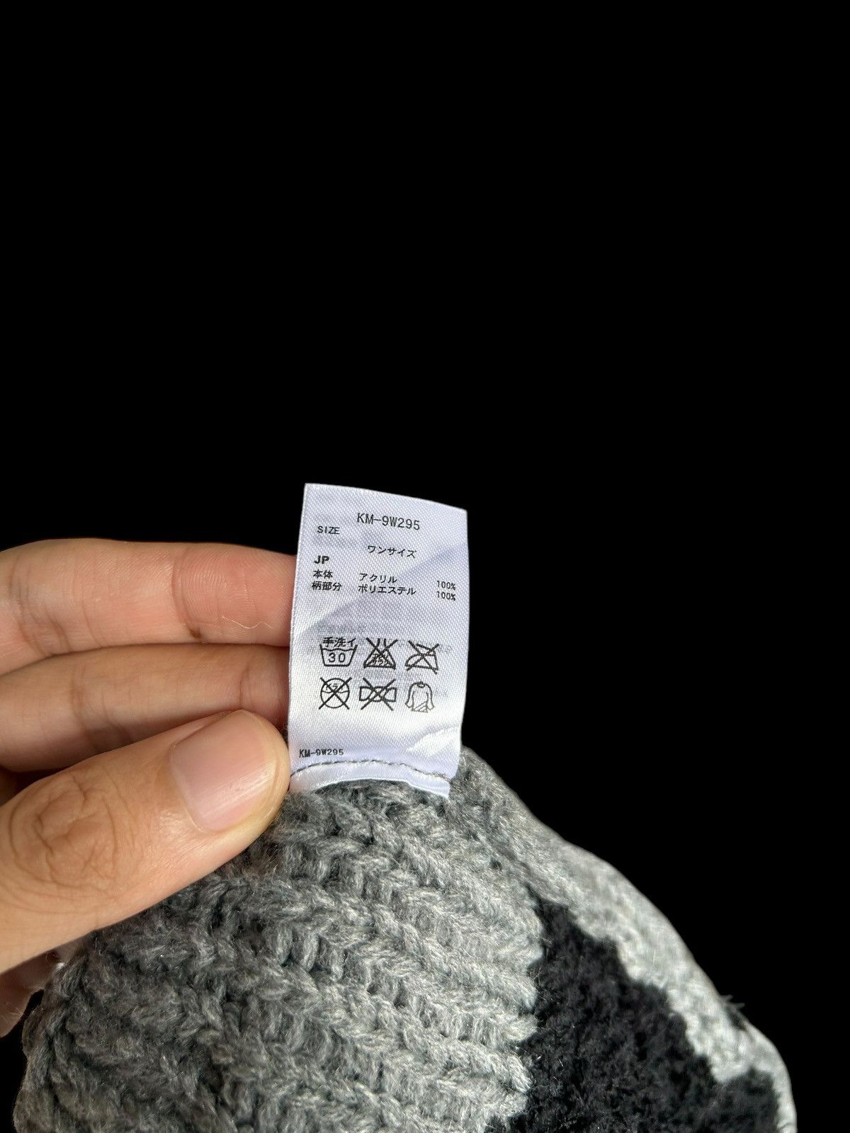 Japanese Brand × Kapital × Vintage Japanese Brand Rare Design Knitt Hats 🎌☠️☠️ Size ONE SIZE - 6 Thumbnail