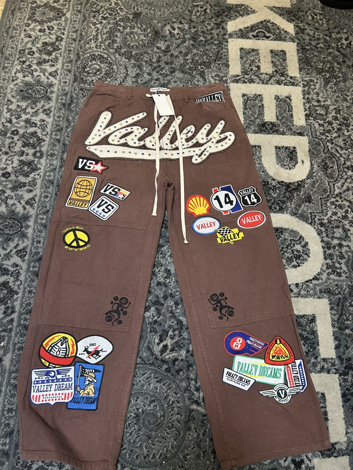 Vale Vale Brown 1980’s Painters Pants Size US 32 / EU 48 - 1 Thumbnail