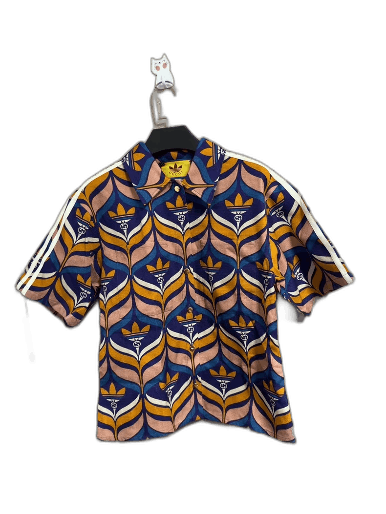 Gucci GUCCI × Adidas Short Sleeve Shirt Size M / US 6-8 / IT 42-44 - 1 Thumbnail